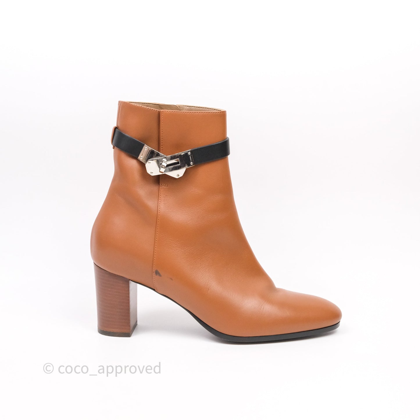 Hermes Saint Germain Ankle Boots Brown Size 39