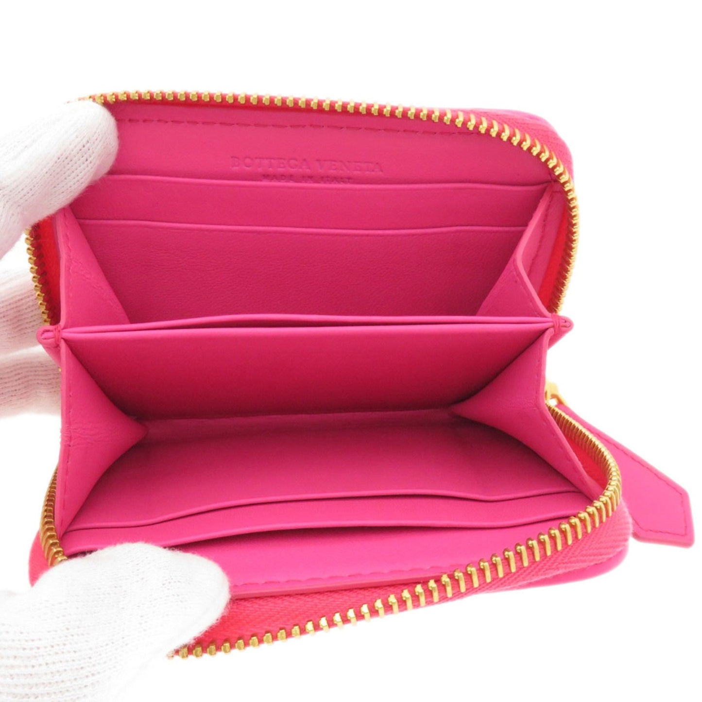 Luxury Bottega Veneta Intrecciato  Leather Coin Purse/Coin Case ()