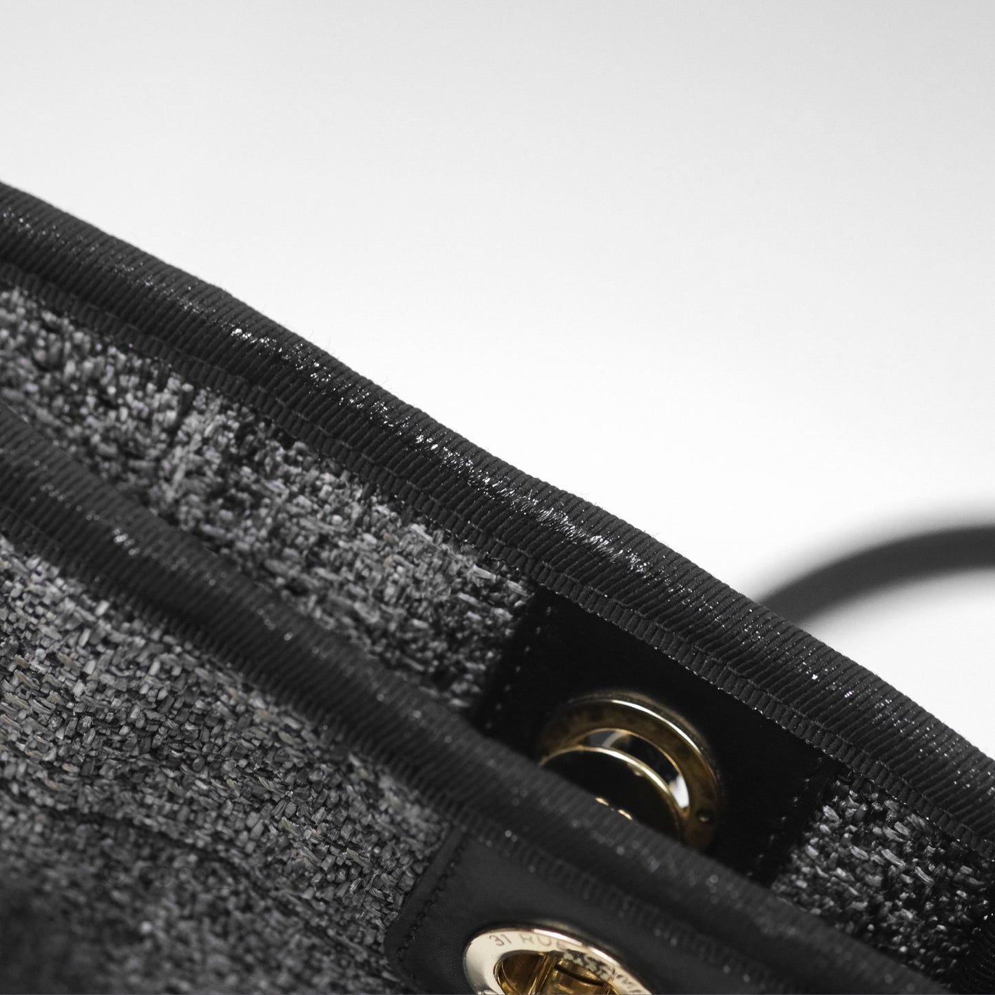 Chanel Medium Deauville Charcoal Grey Canvas