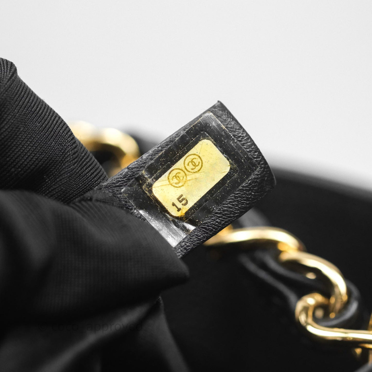 Chanel Vertical GST Black Caviar Gold Hardware