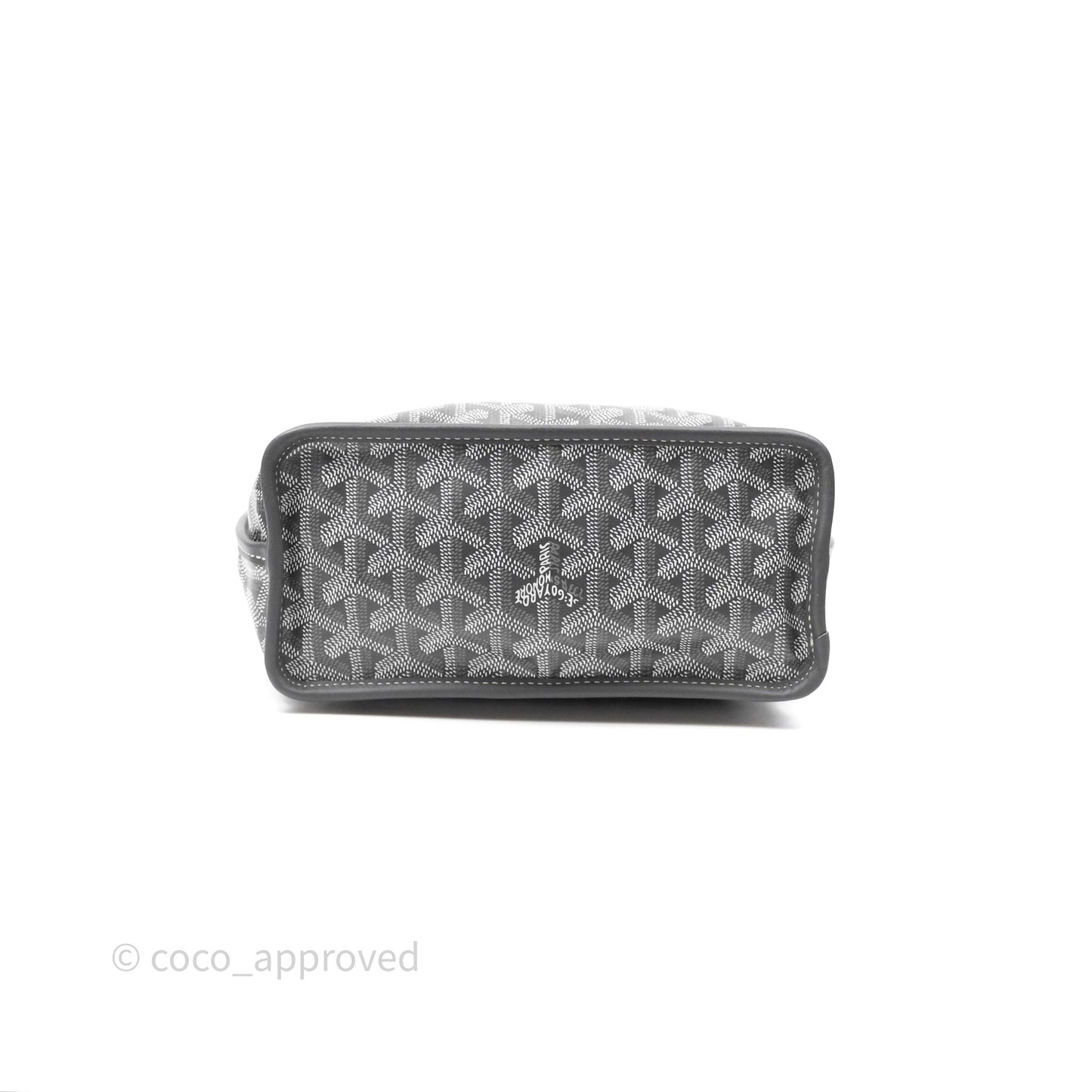 Goyard Anjou Mini Bag Goyardine Canvas Grey