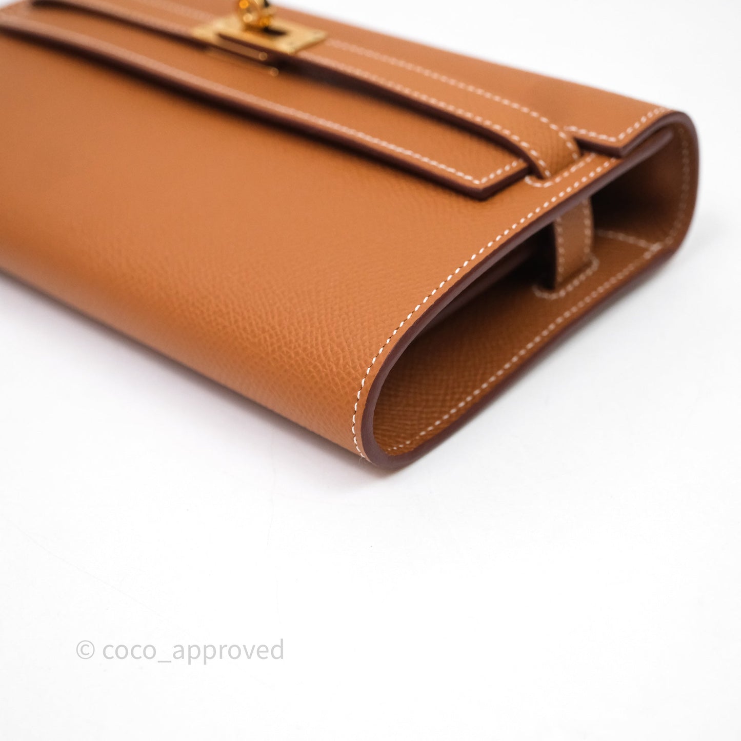 Hermès Kelly To Go Wallet Gold 37 Epsom Gold Hardware