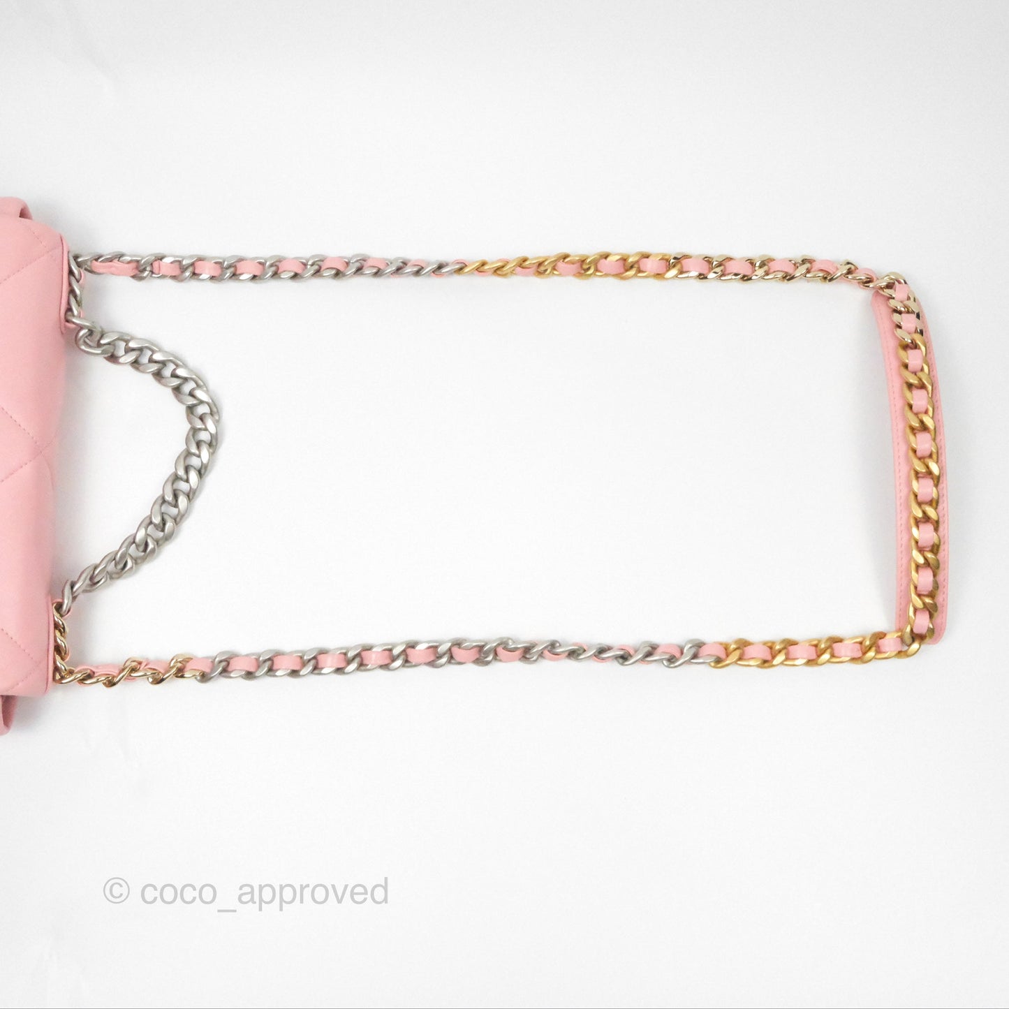 Chanel 19 Small Pink Lambskin Mixed Hardware
