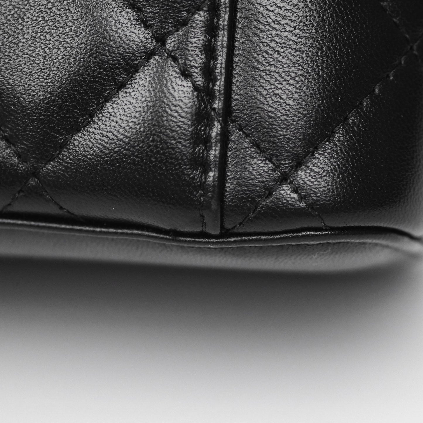 Chanel Classic Vanity with Chain Black Lambskin Gold Hardware