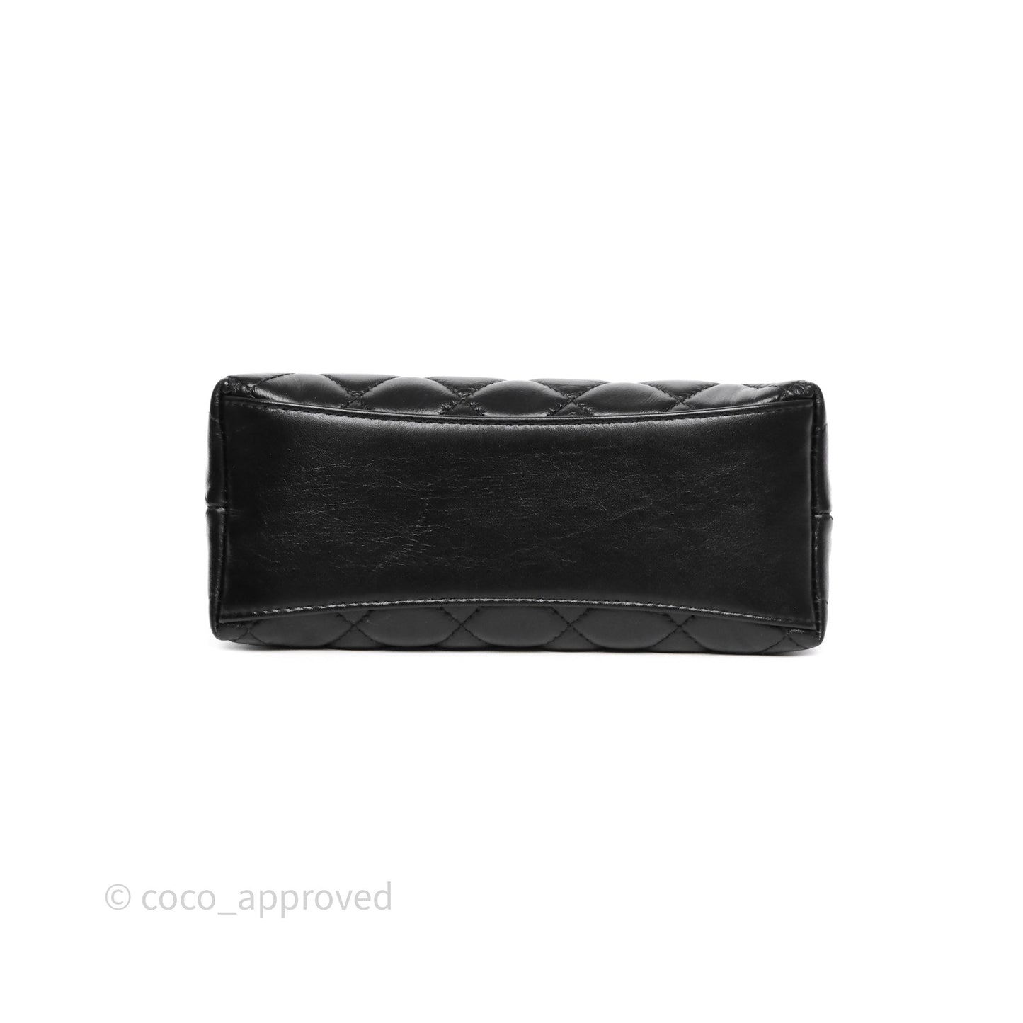 Chanel Clutch With Heart Chain Black Lambskin Gold Hardware