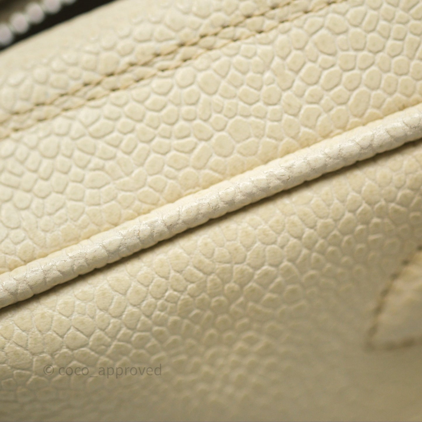 Chanel Vintage Chevron Camera Bag Light Beige Caviar Gold Hardware