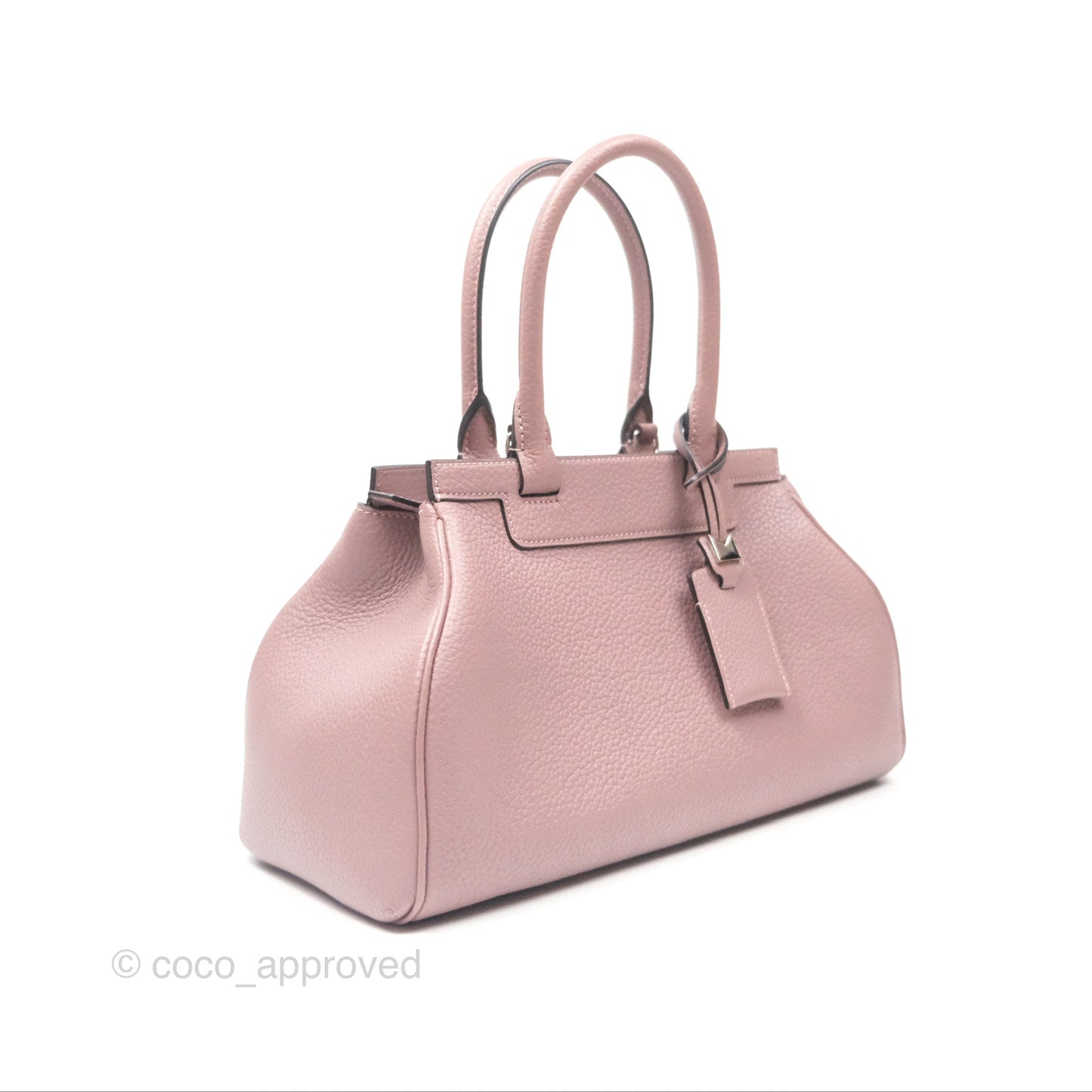 Moynat Pauline PM Bag Purple Calfskin Silver Hardware