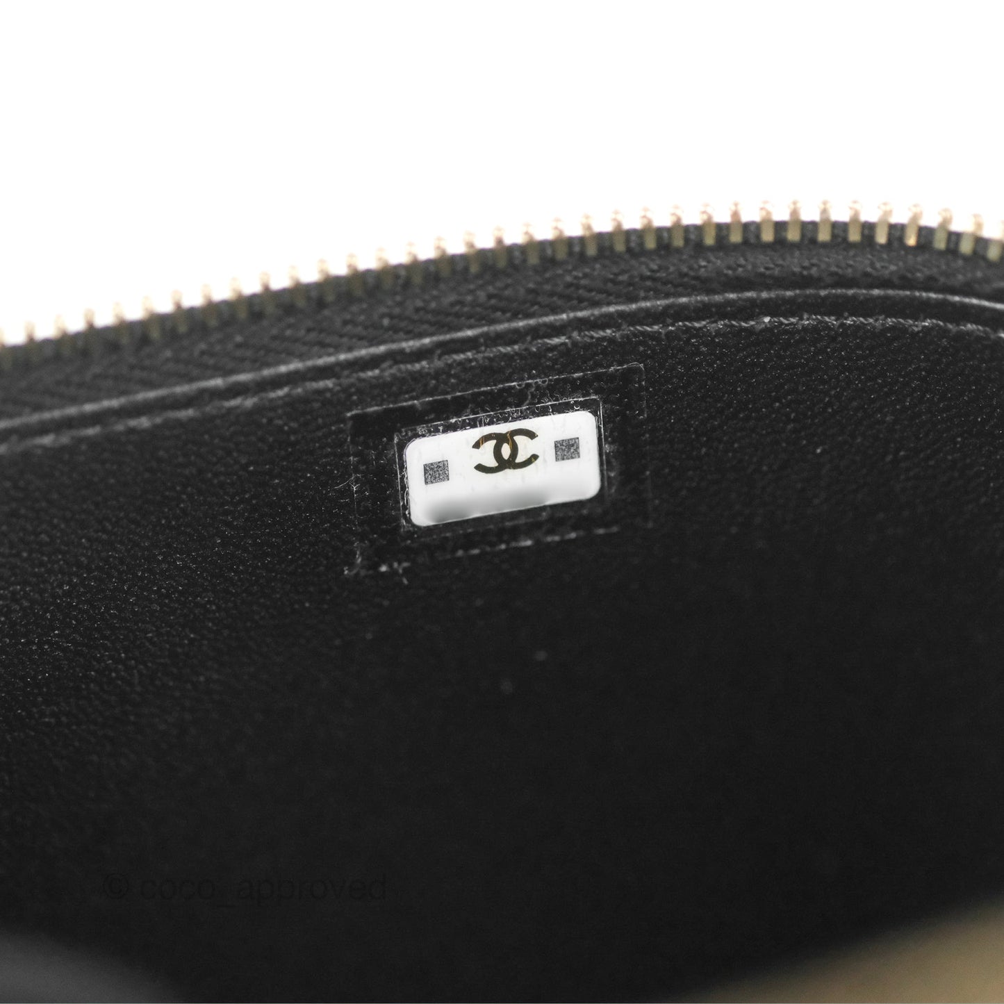 Chanel Vanity Rectangular Top Handle Black Lambskin Gold Hardware