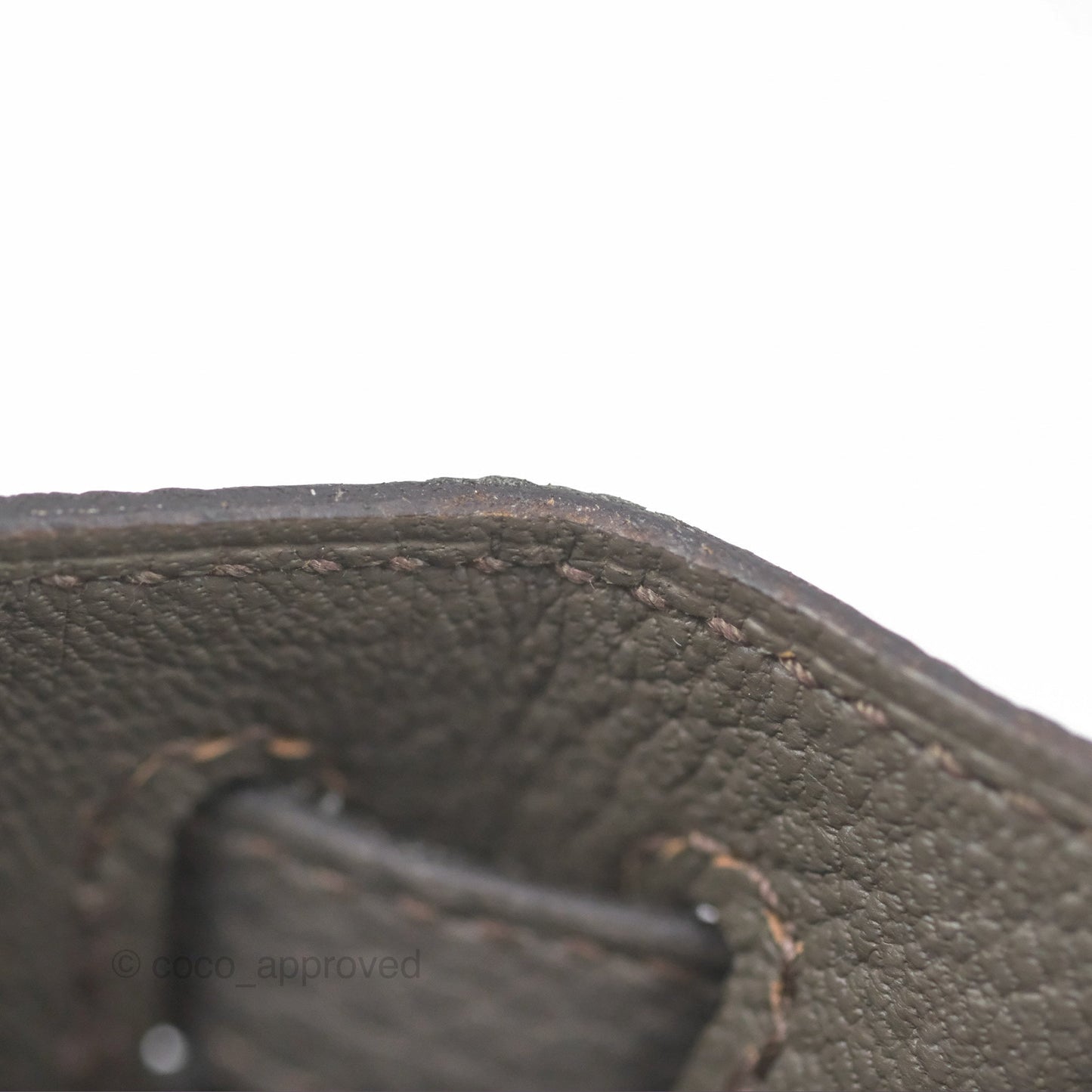 Hermès Retourne Kelly 25 Gris Etain 8F Togo Gold Hardware