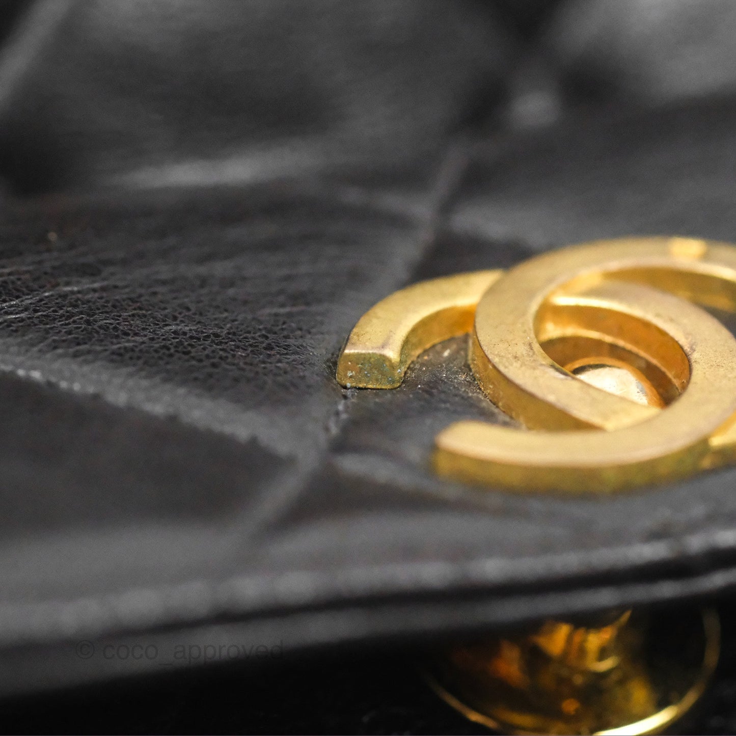 Chanel Vintage CC Duma Backpack Black Lambskin 24K Gold Hardware