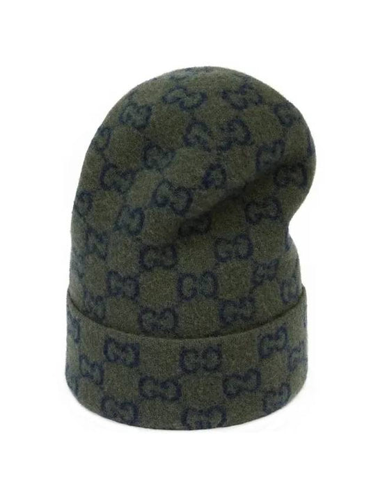 Luxury Gucci Trending 2025 GG Logo Pattern Knit Wool Beanie