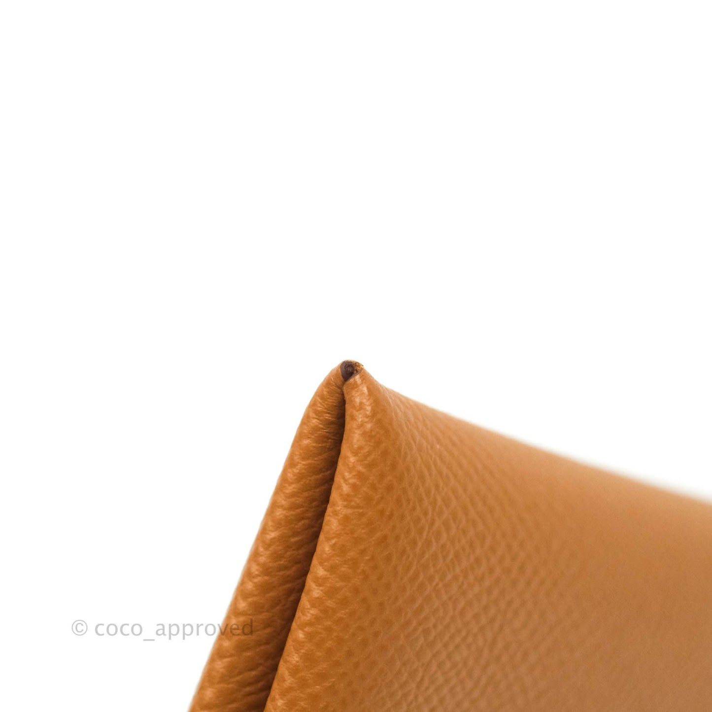 Hermès Calvi Cad Holder Epsom Gold