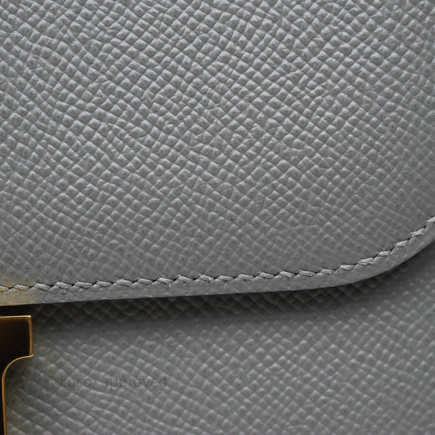 Hermès Constance 24 Gris Mouette 4Z Epsom Gold Hardware