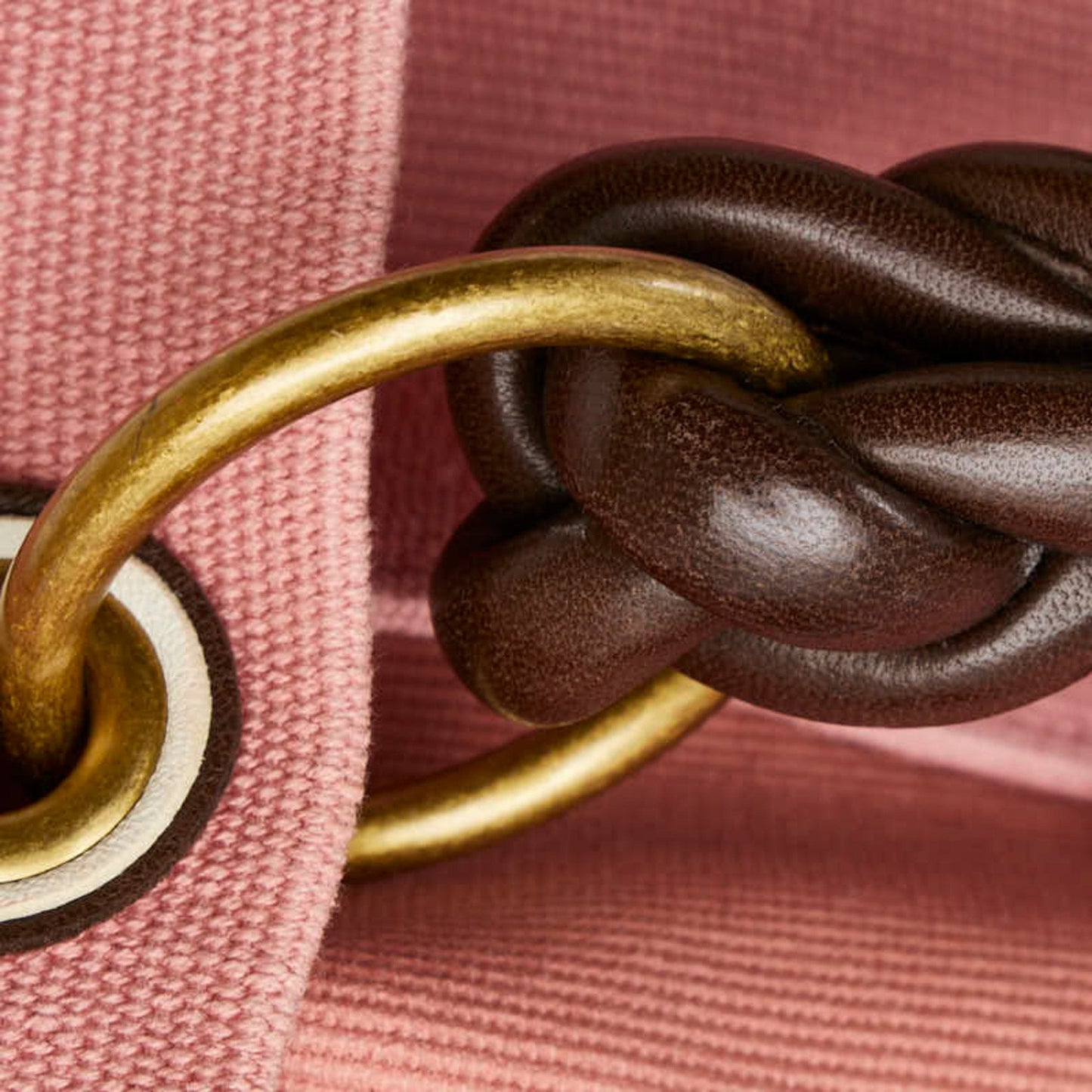 Luxury Bottega Veneta pink Canvas Leather Handbag Tote Bag ()