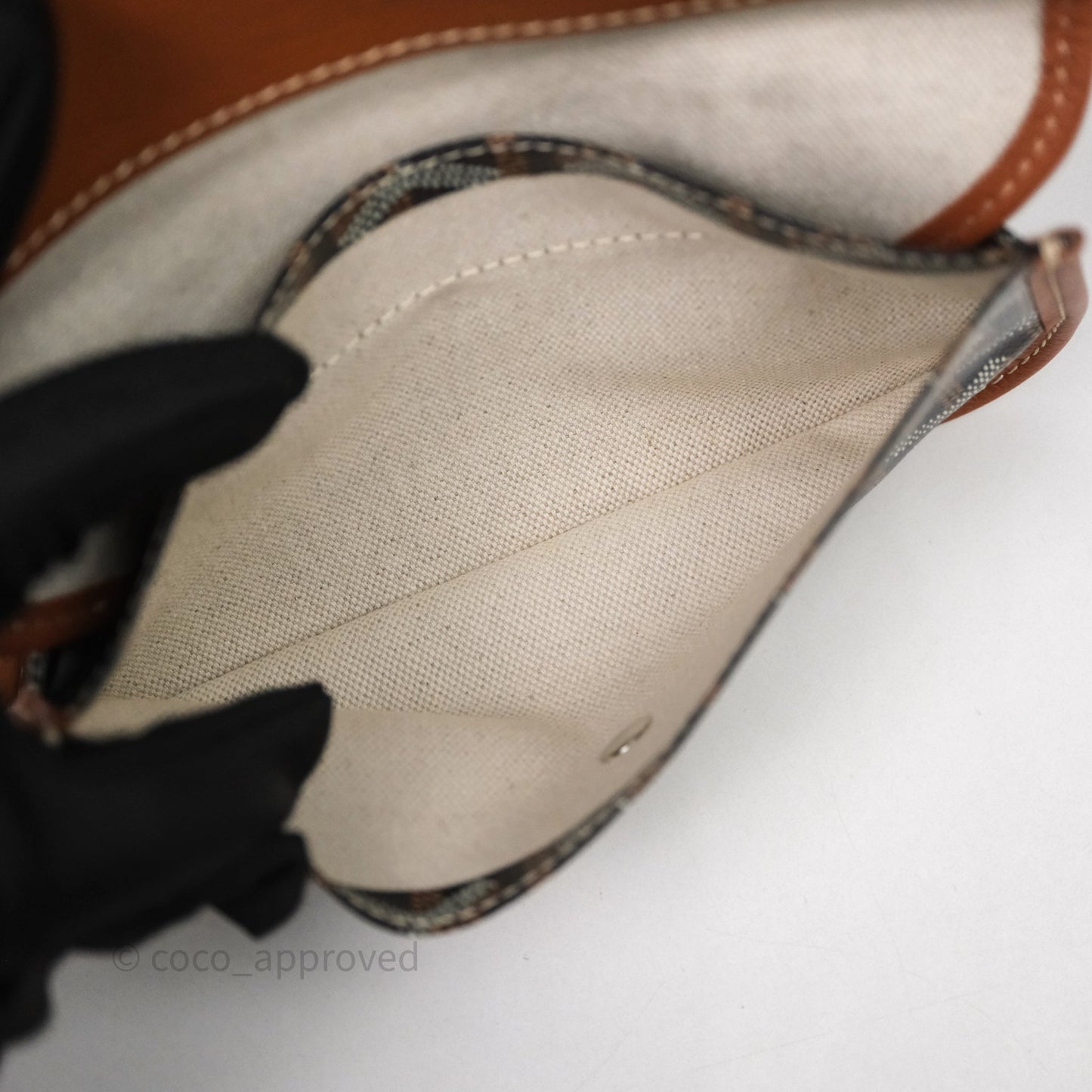 Goyard Saint Louis Tote Bag GM Black/Tan