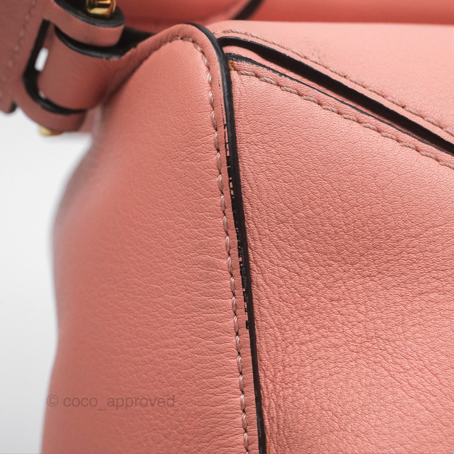 Loewe Small Puzzle Bag Pink Calfskin