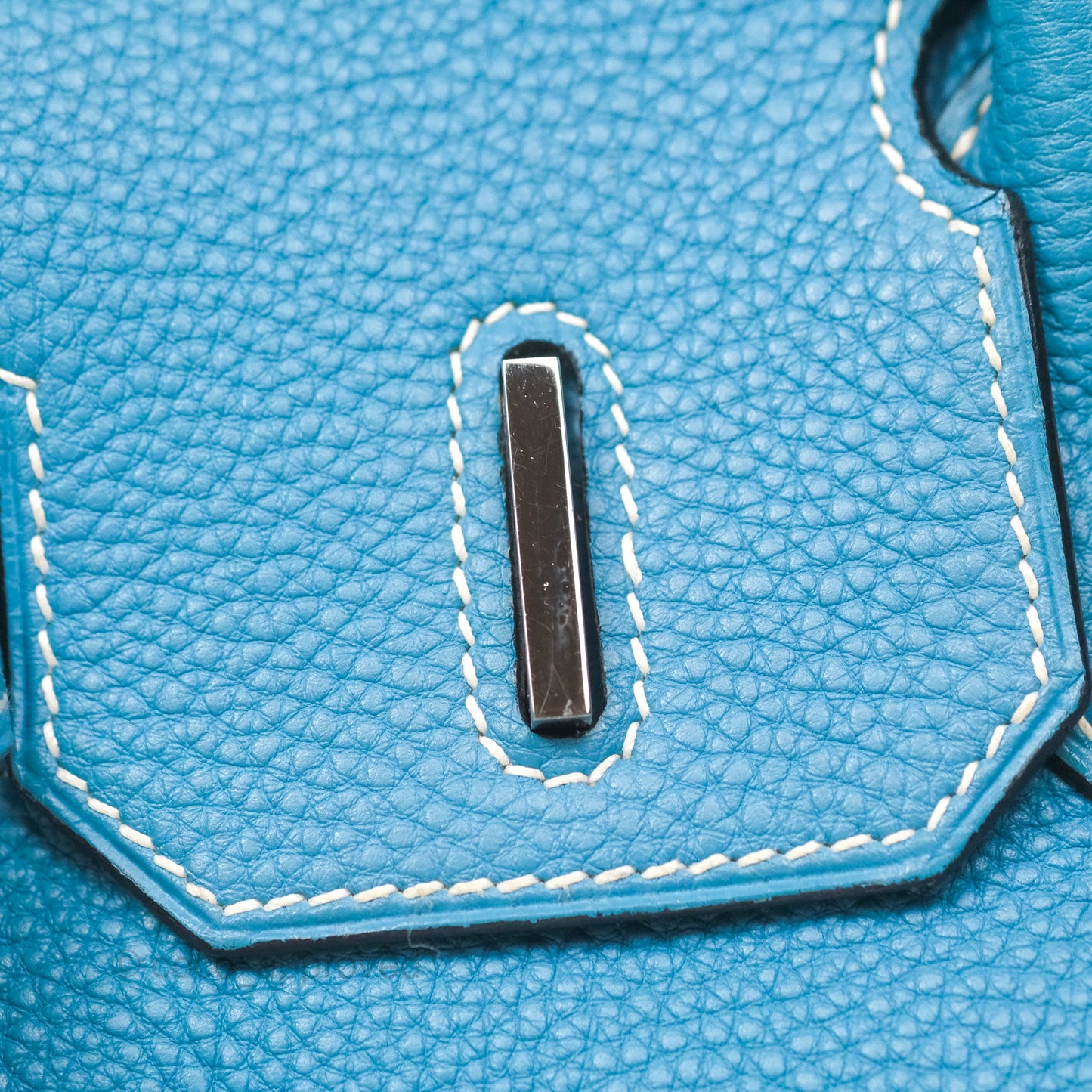 Hermès Birkin 30 Blue Jean Togo Palladium Hardware