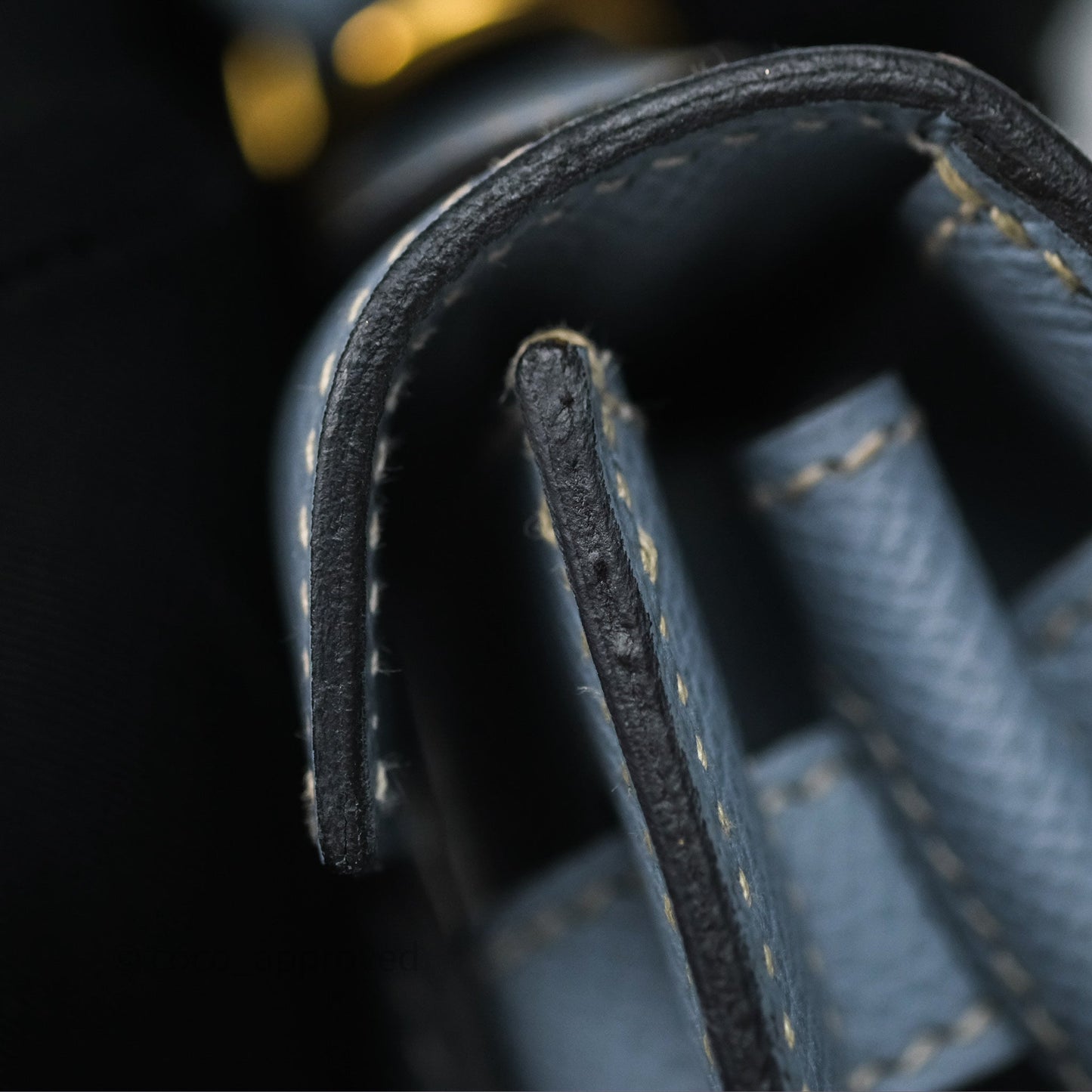 Hermès Kelly II 28 Sellier Bleu Lin J7 Epsom Gold Hardware