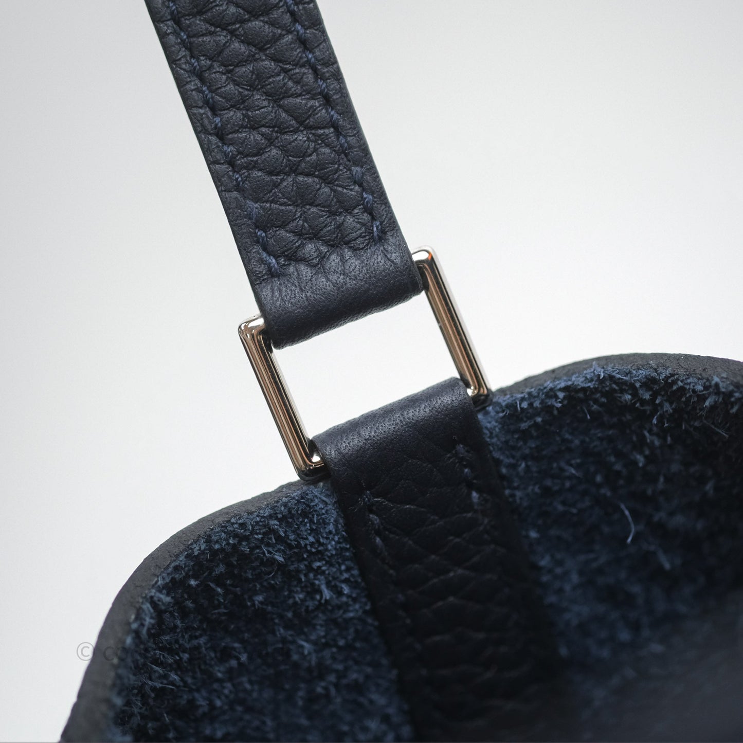 Hermès Picotin 18 Bleu Nuit 2Z Clemence Palladium Hardware