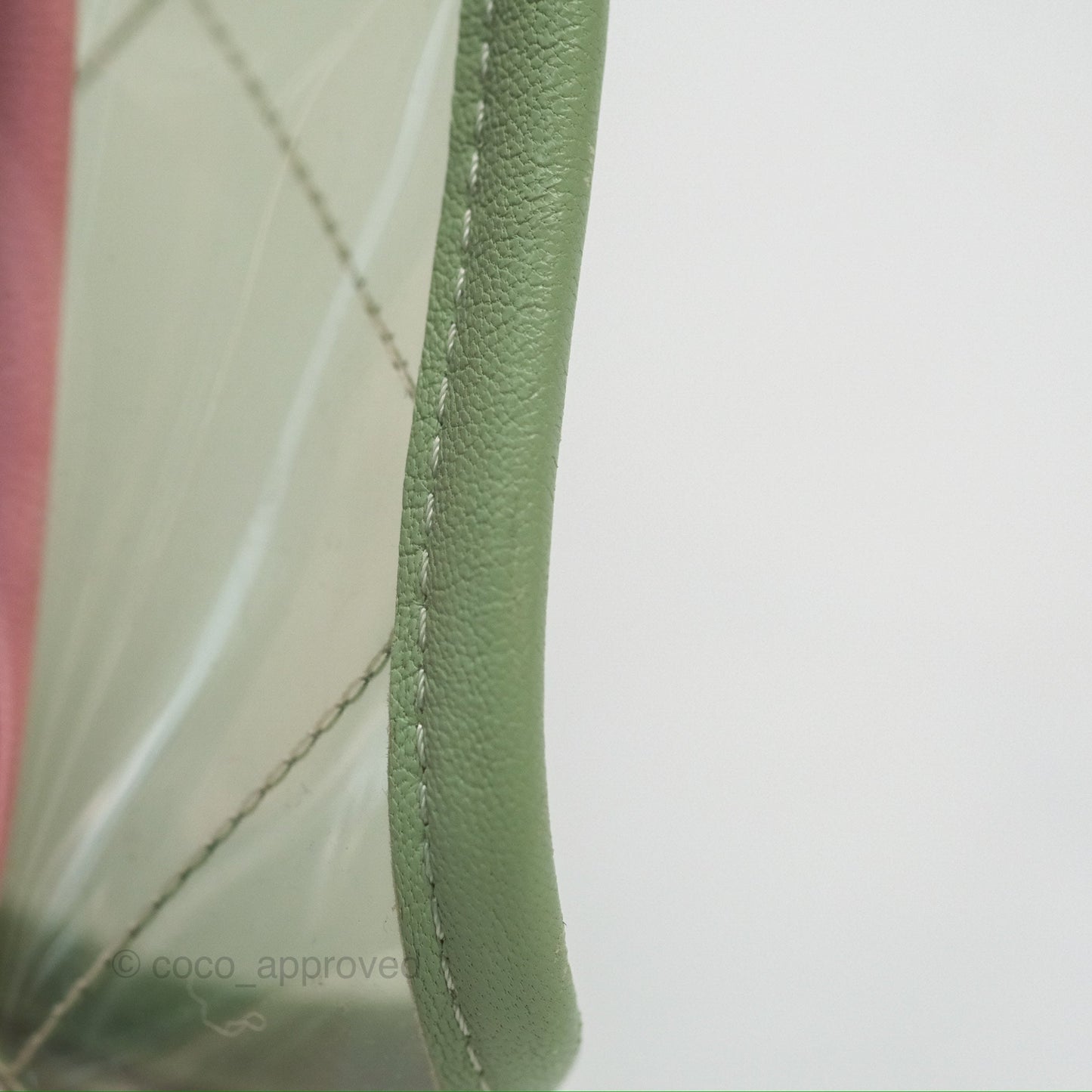Chanel Coco Splash Blue/Green/Pink PVC Shopping Tote Bag