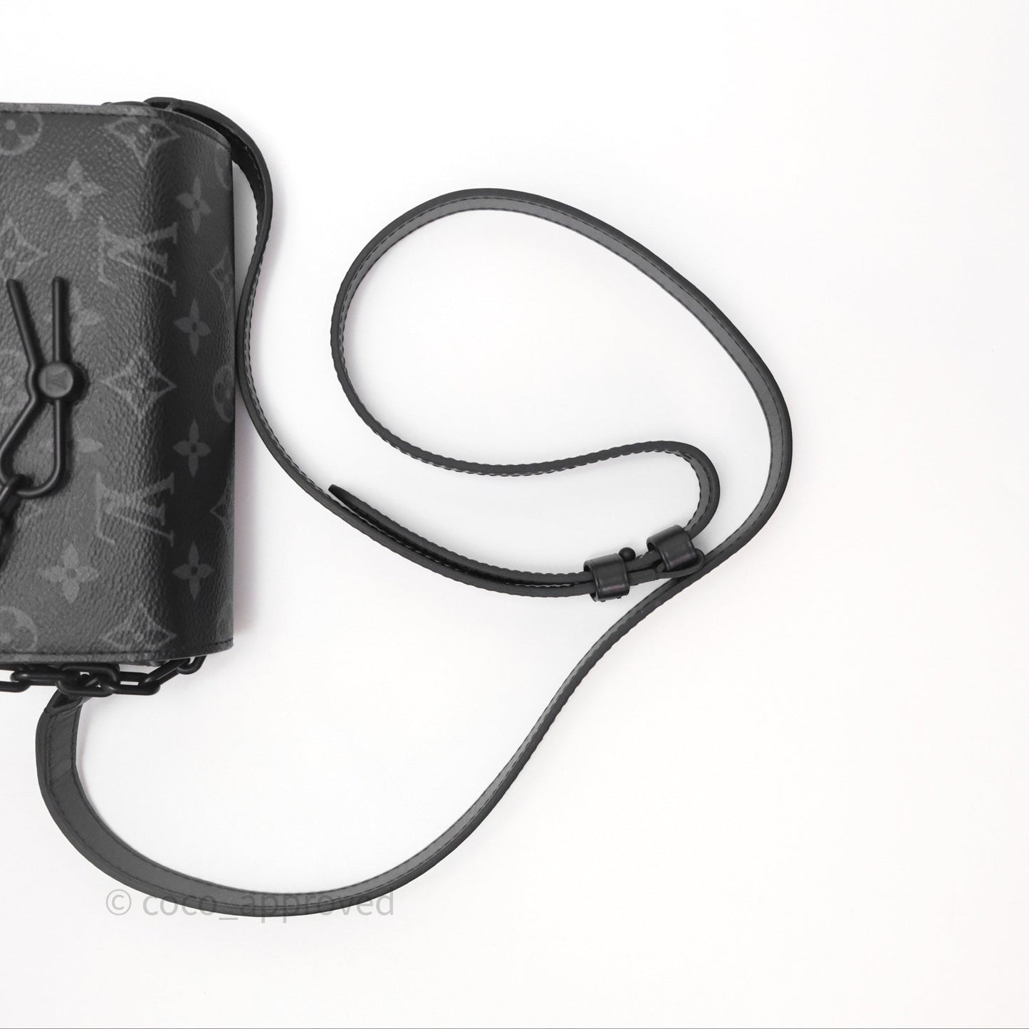 Louis Vuitton Steamer Wearable Wallet Monogram Eclipse Canvas