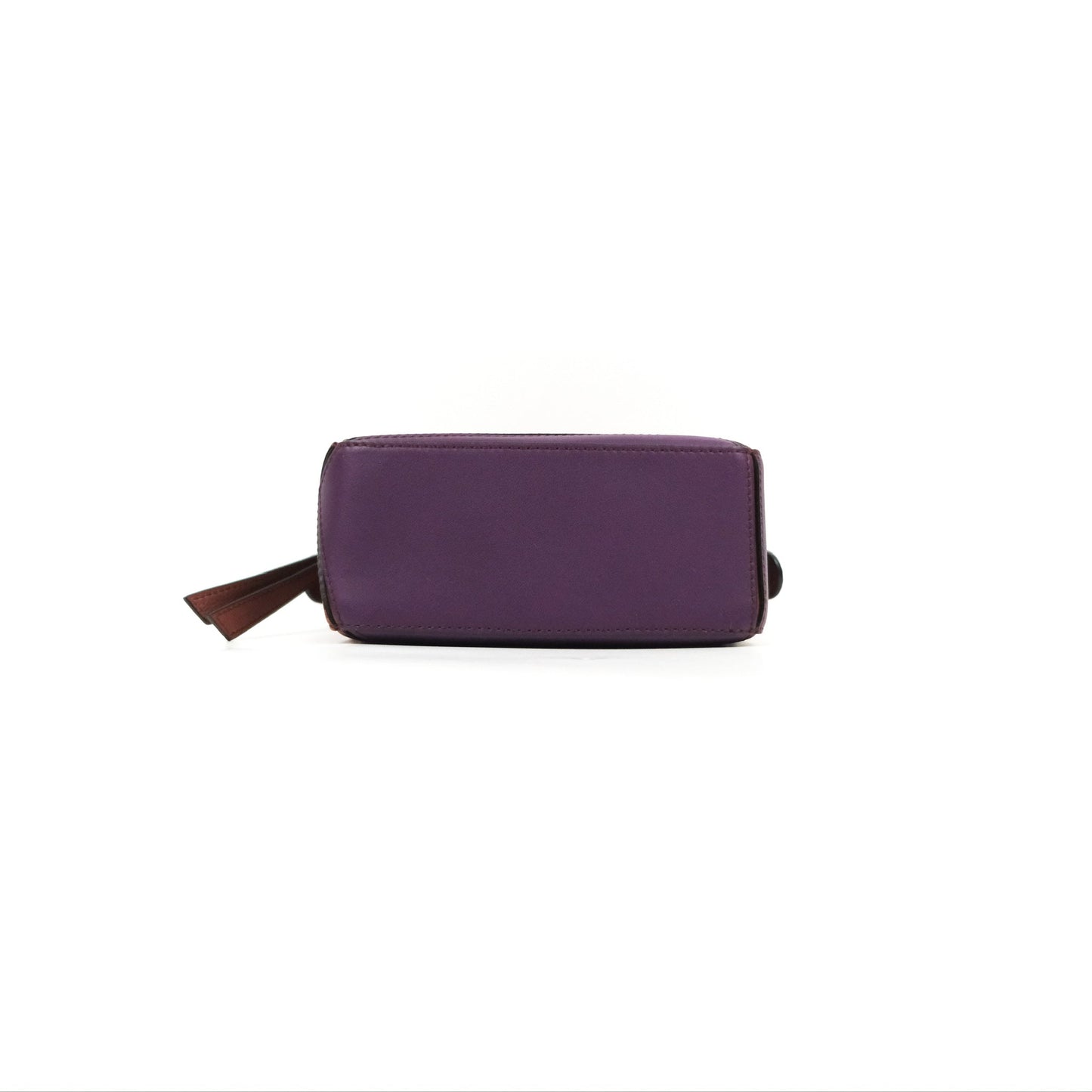 Loewe Mini Puzzle Bag Dark Rust/Dark Purple Calfskin
