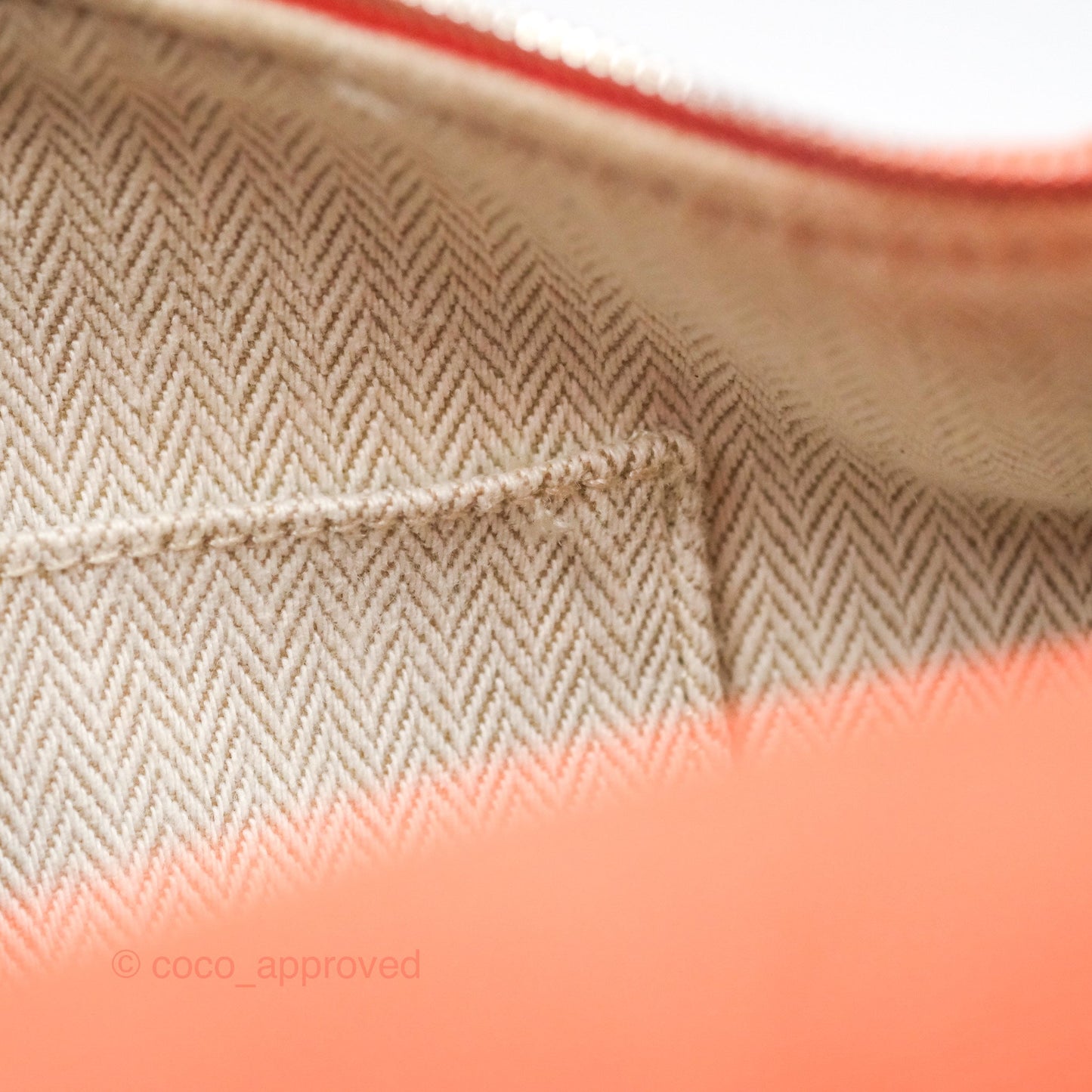 Hermès Small Bride-A-Brac Orange Feu Canvas