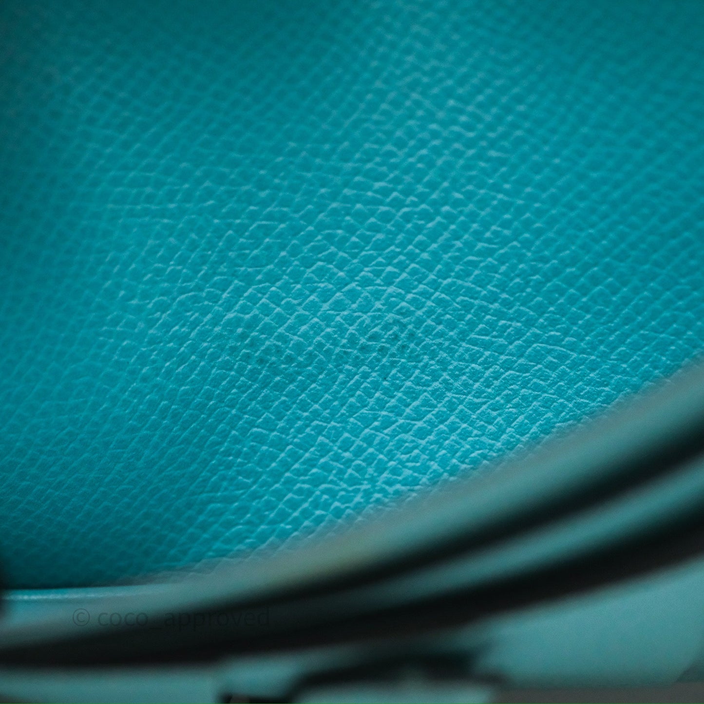 Hermès Bearn Long Wallet Bleu Atoll 3P Epsom Gold Hardware