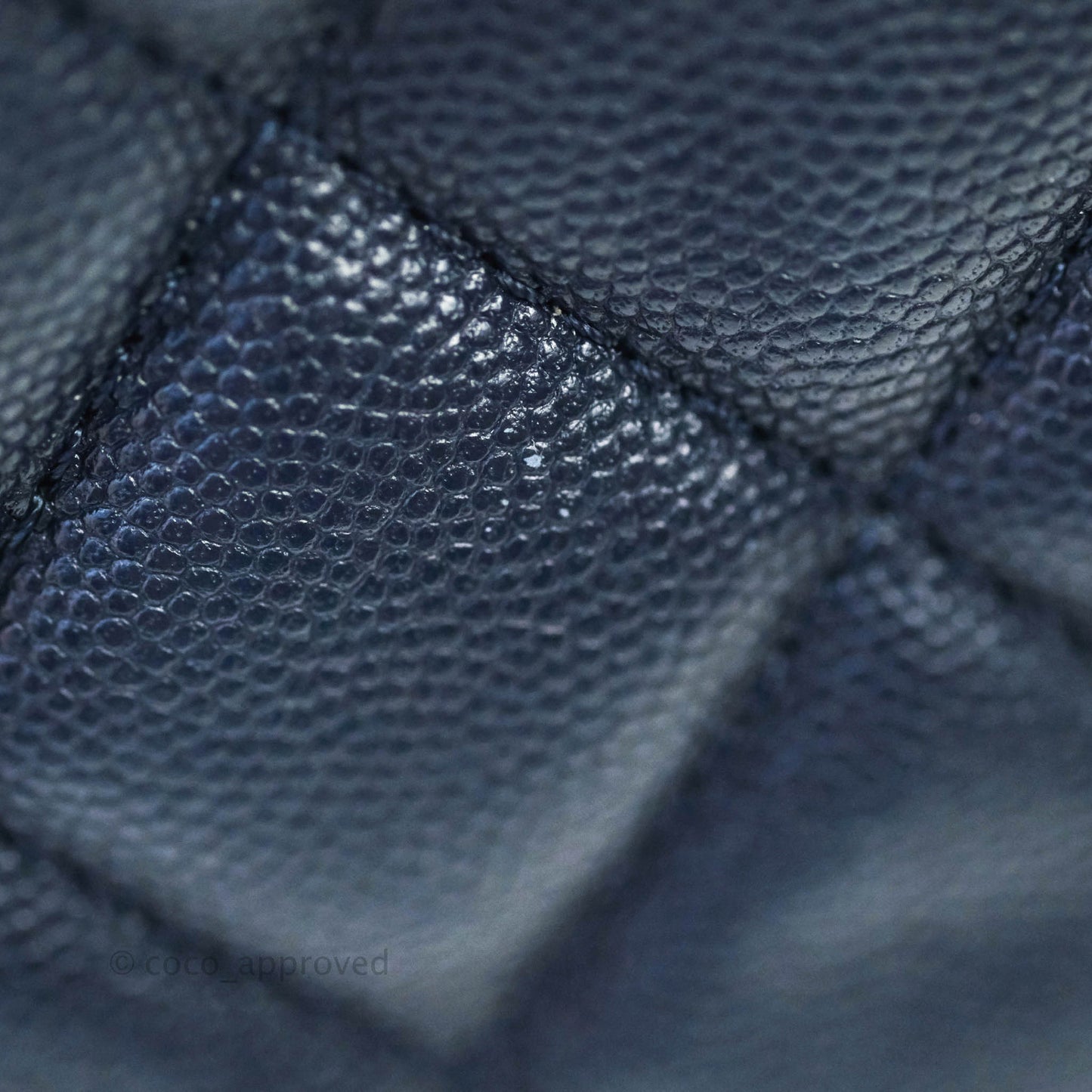 Chanel Caviar Quilted Rolled Up Bucket Drawstring Bag Navy Gold Hardware