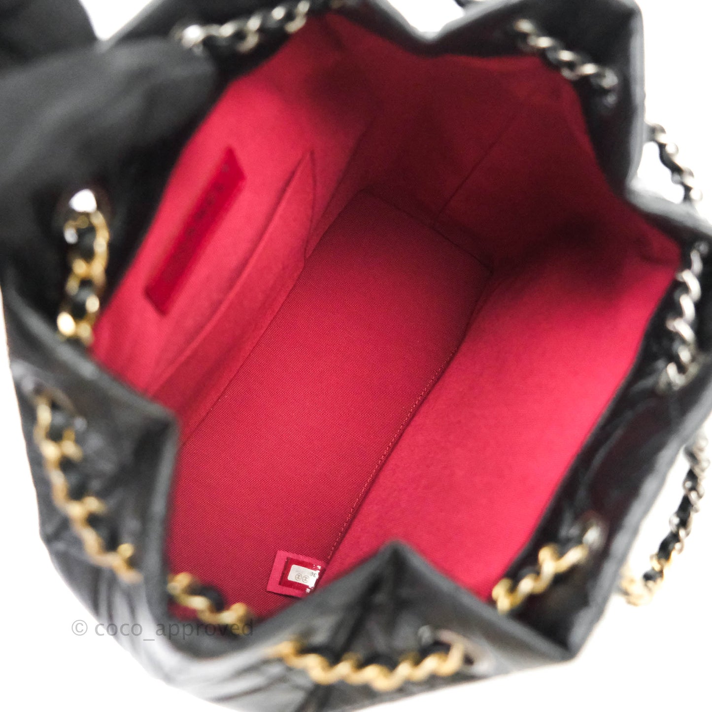 Chanel Small Gabrielle Backpack Black Aged Calfskin
