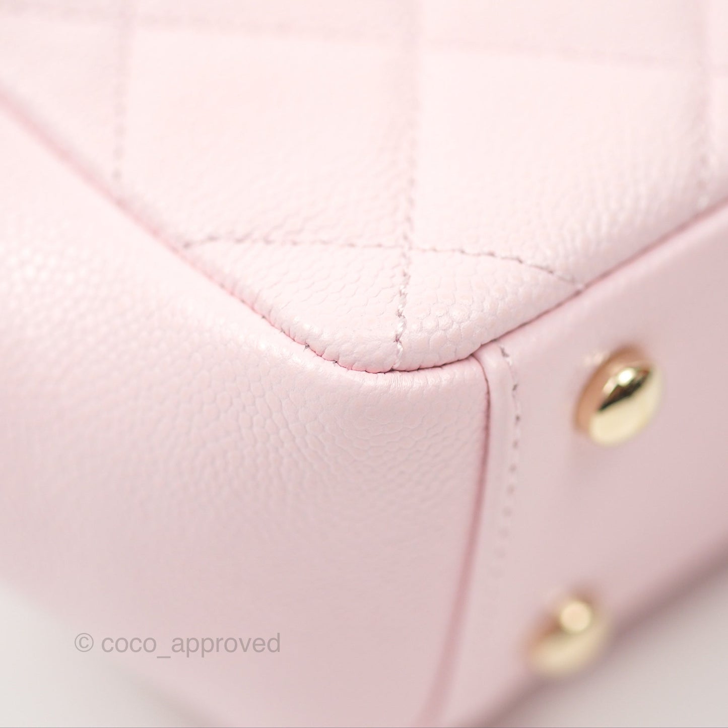 Chanel Quilted Small Business Affinity Flap Light Pink Caviar Gold Hardware