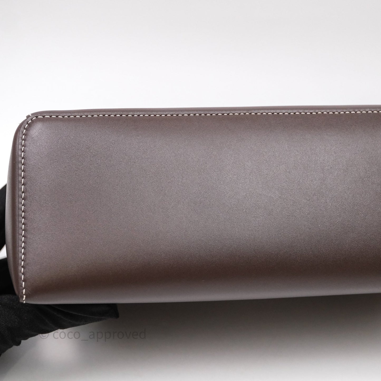 Loro Piana Extra Bag L27 Dark Choco Licorice Smooth Calfskin