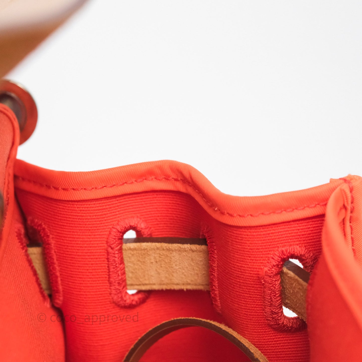 Hermès Herbag Zip 31 Capucine 9T / Fauve 34 Canvas Palladium Hardware