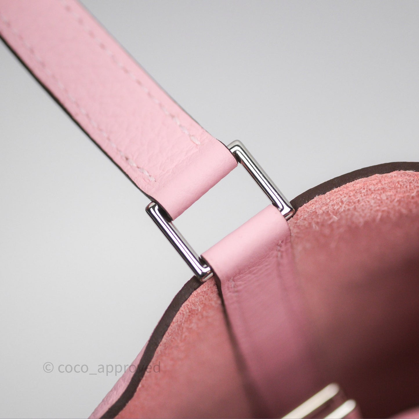 Hermès Picotin 18 Rose Sakura 3Q Clemence Palladium Hardware