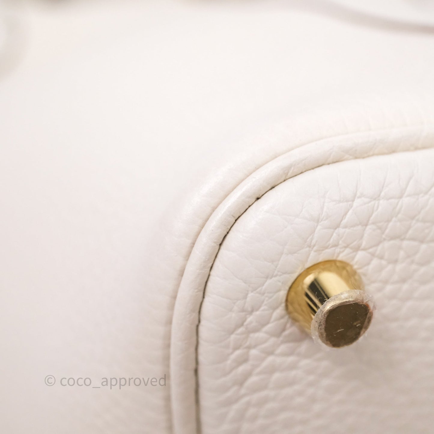 Hermès Picotin 18 Beton 8L Clemence Gold Hardware