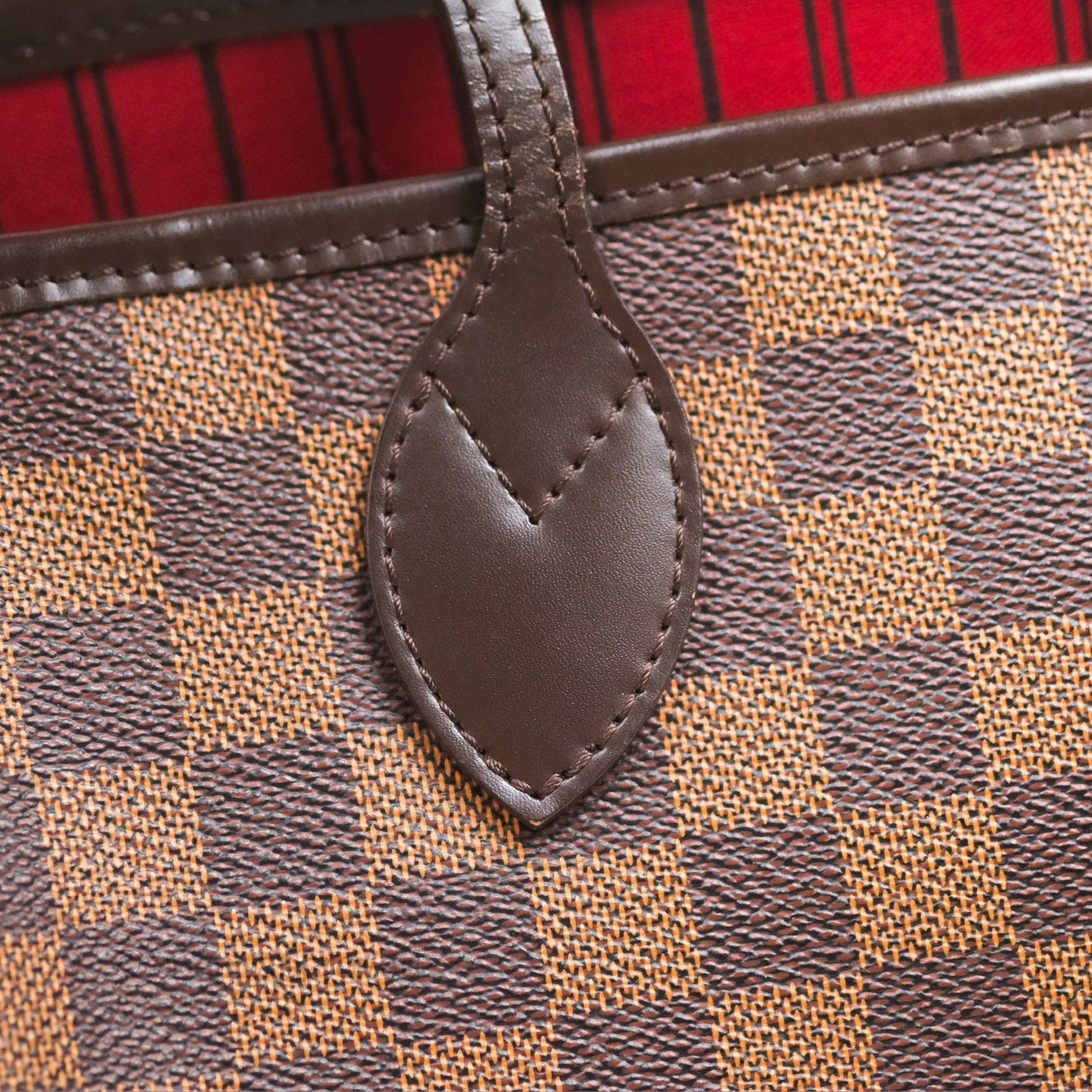 Louis Vuitton Neverfull MM Tote Bag Damier Ebene Canvas