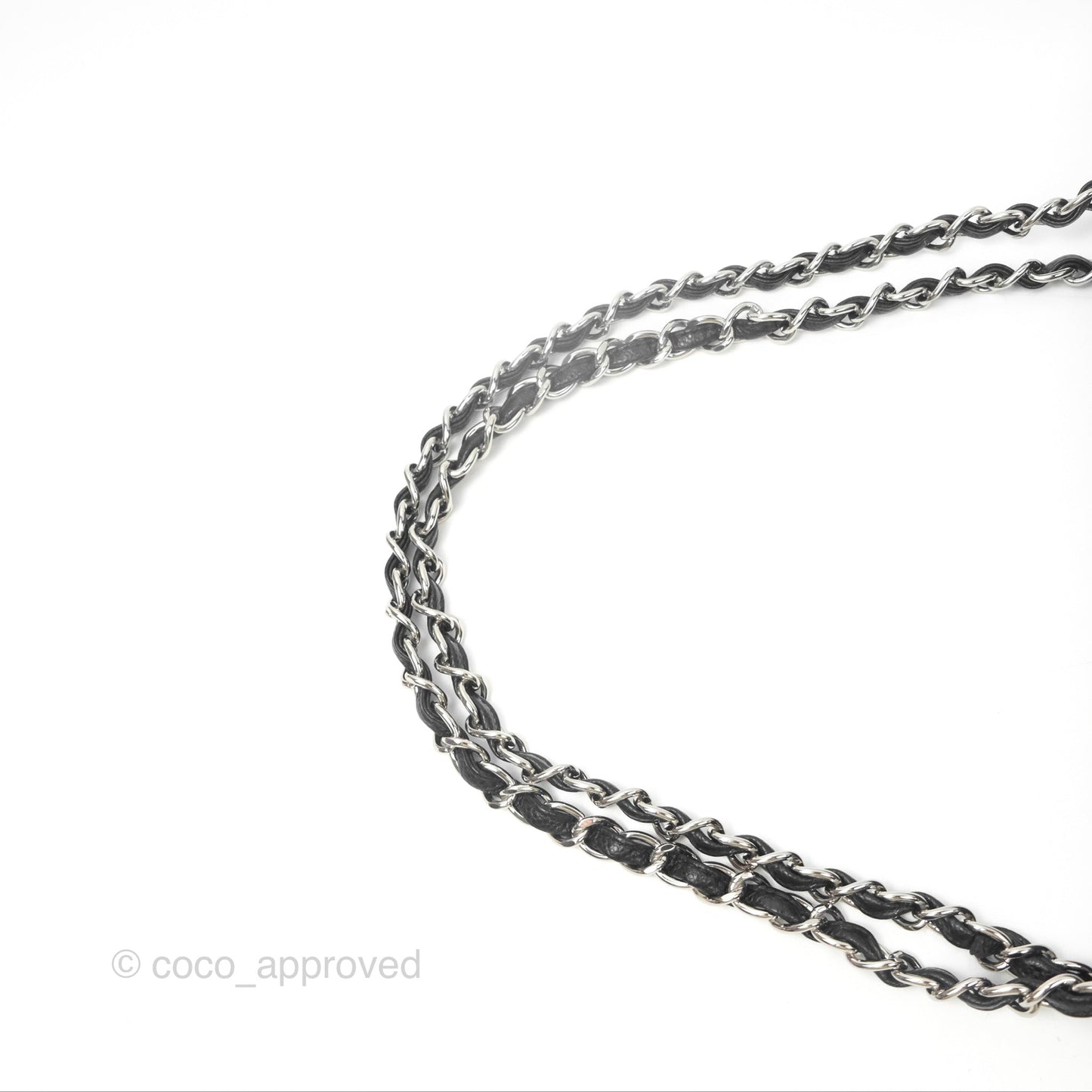 Chanel Quilted Maxi Double Flap Black Caviar Silver Hardware