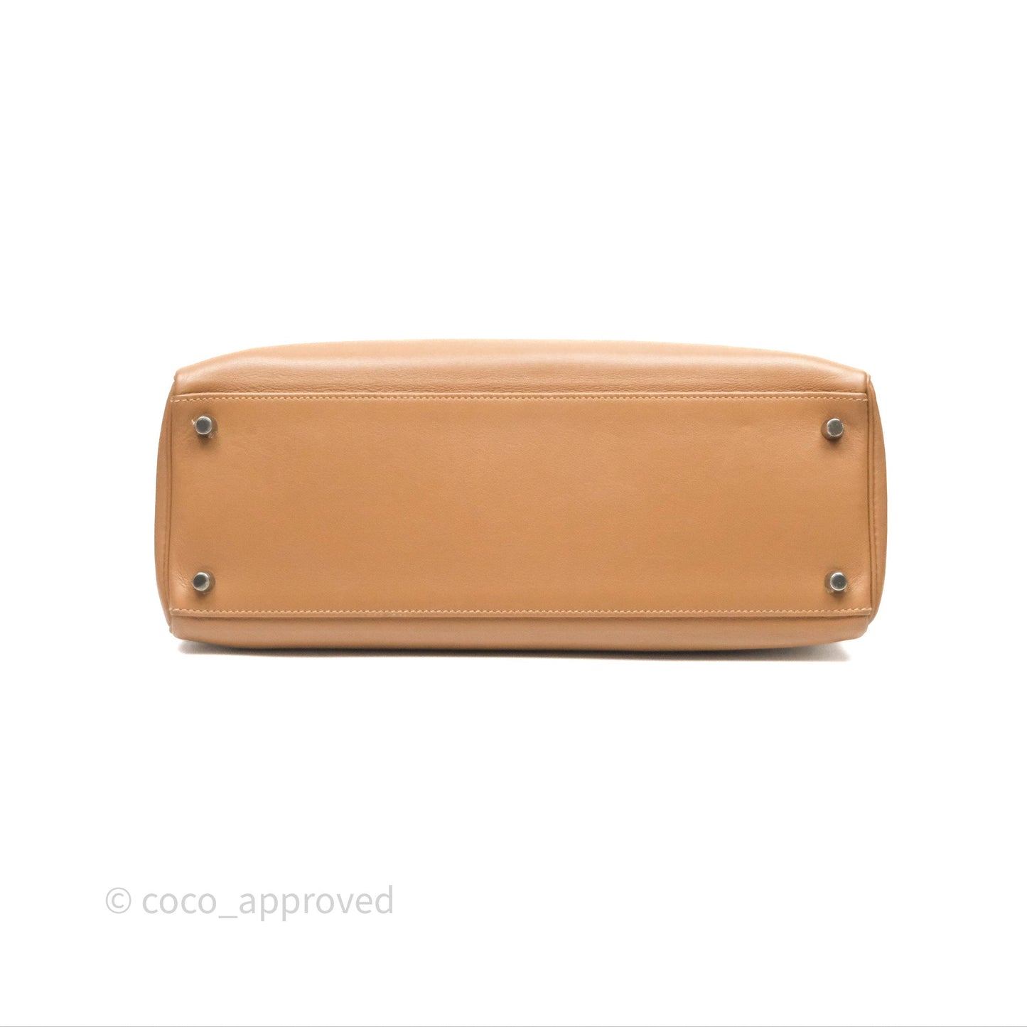 Hermès Kelly 35 Retourne Chai 0M Evercolor Palladium Hardware