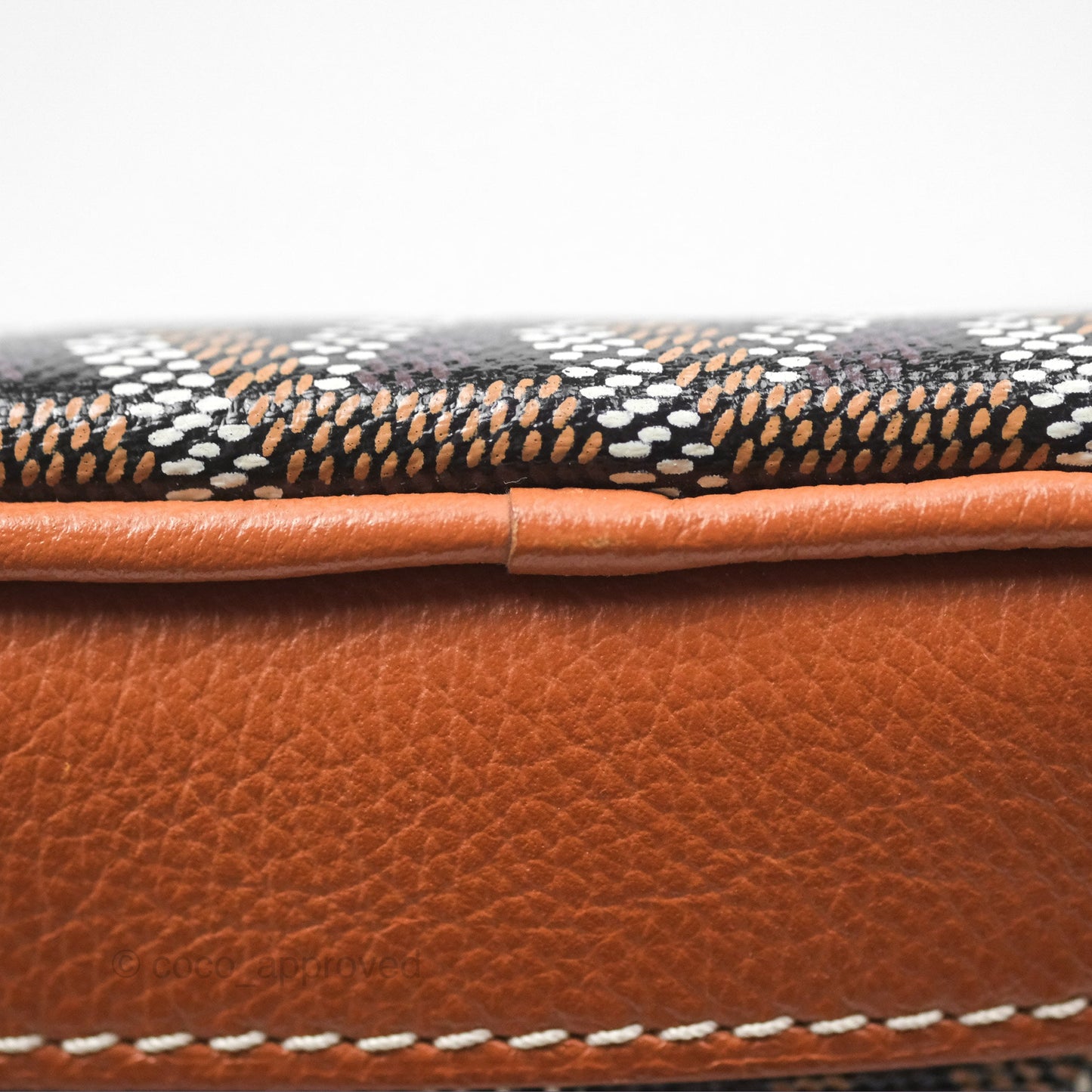 Goyard Petit Flot Bucket Bag Black & Tan Goyardine