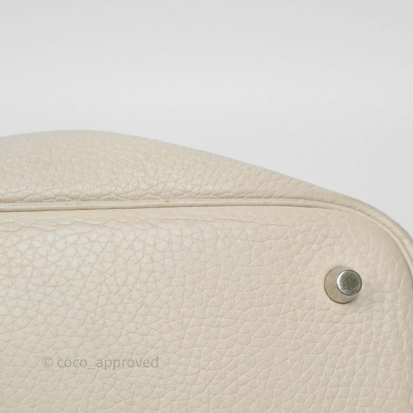Hermès Picotin 22 Beton Clemence Palladium Hardware