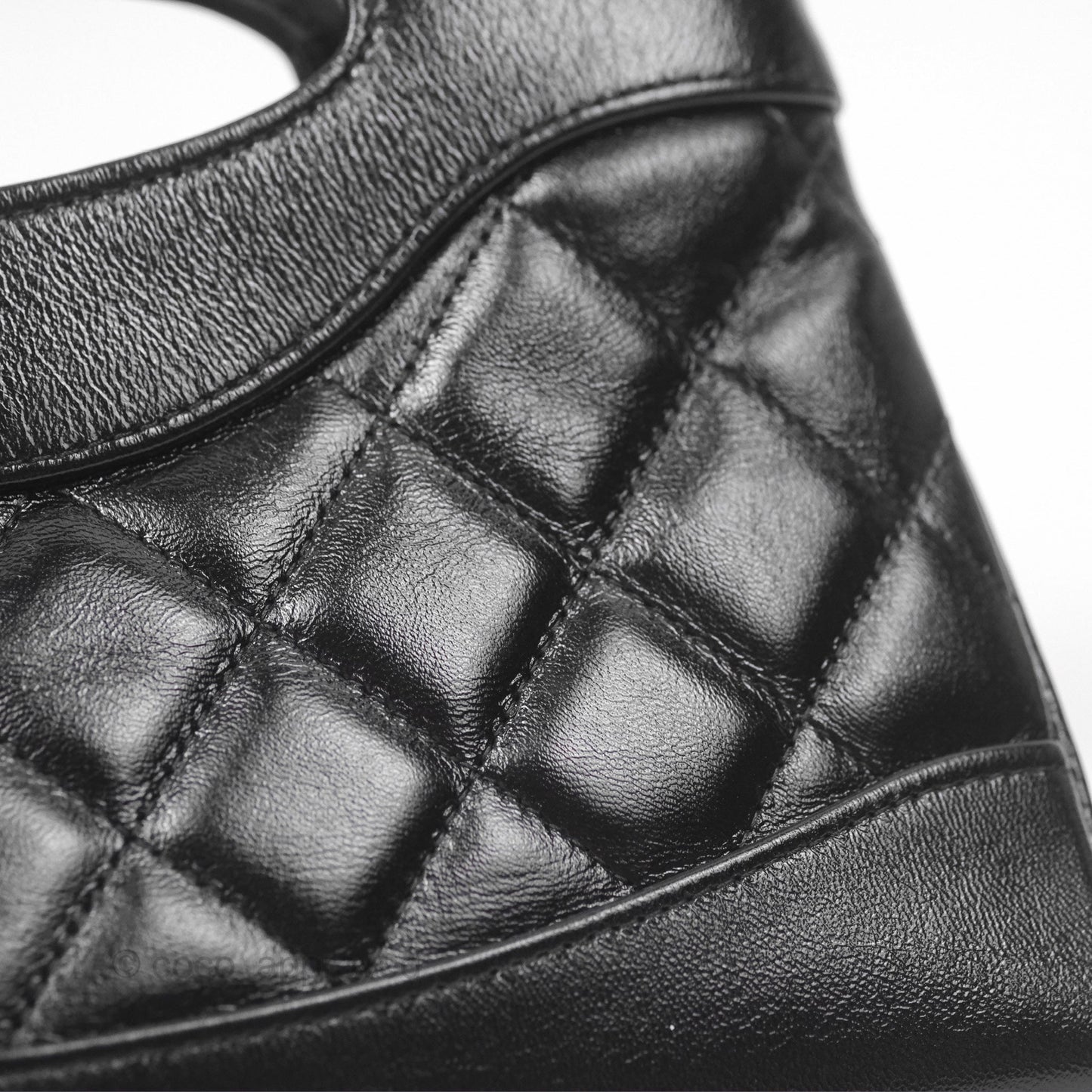 Chanel Nano 31 Black Shiny Lambskin Gold Hardware