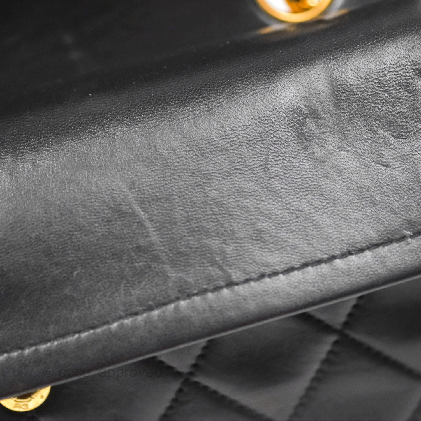 Chanel Classic Vintage Small Flap Black Lambskin 24K Gold Hardware