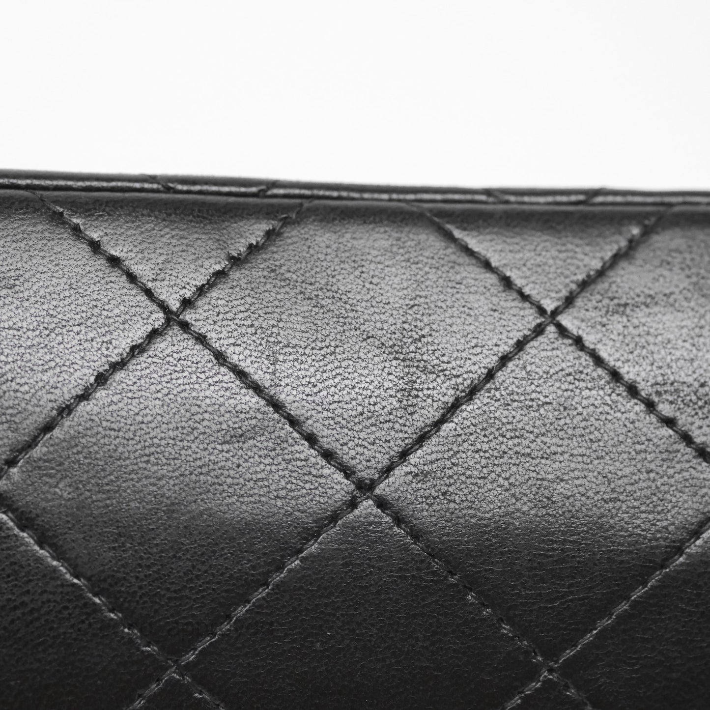 Chanel Vintage Mini Square Black Lambskin 24K Gold Hardware