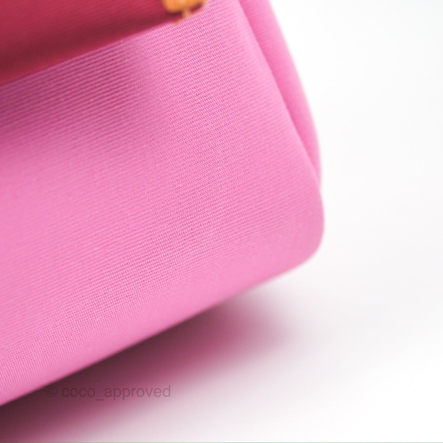 Hermès Herbag Zip 31 Retourne Rose Bubblegum Rubis Nature Canvas Palladium Hardware