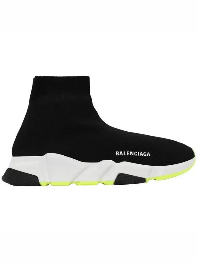 Luxury Balenciaga Speed Runner High Top Sneakers Black Yellow