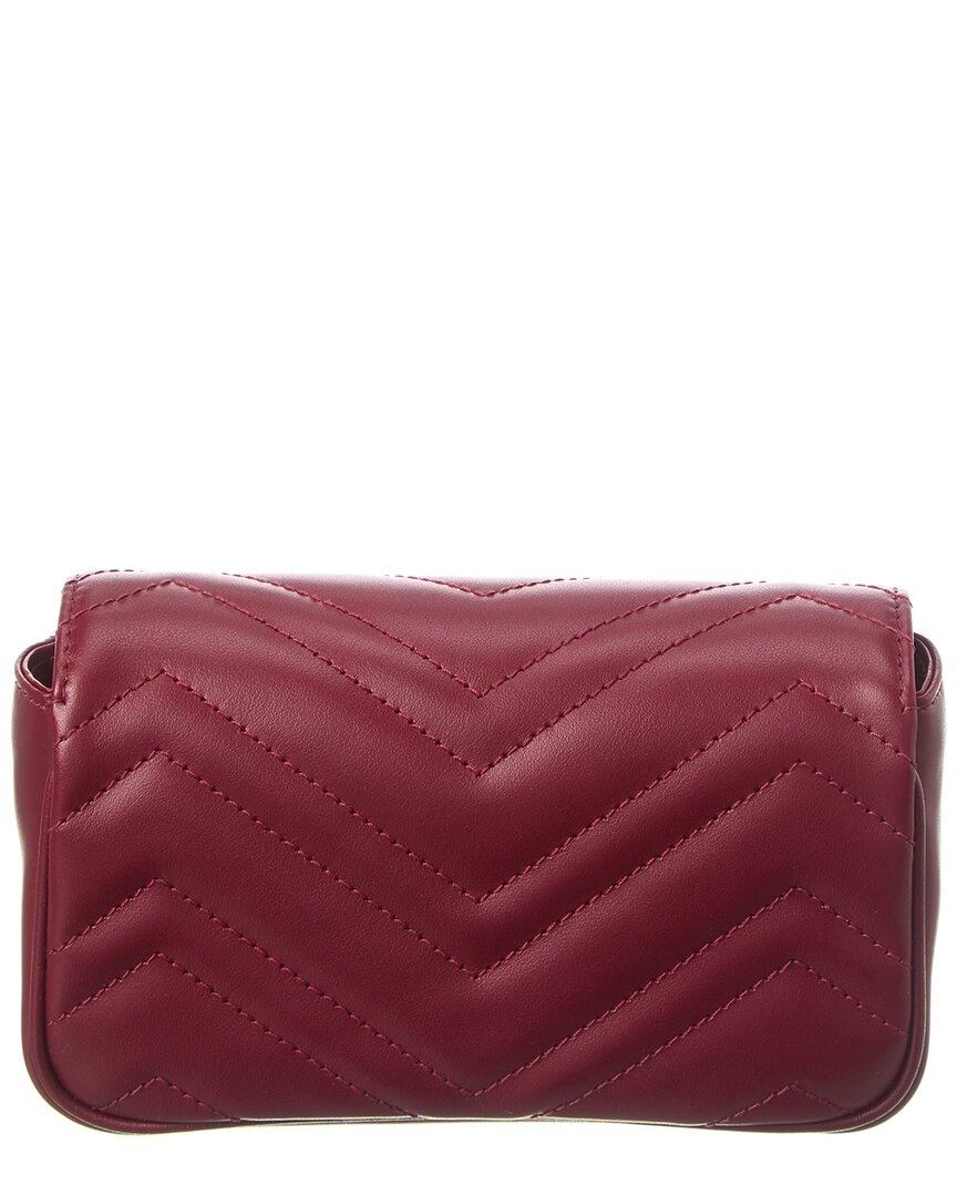 Luxury Gucci Trending 2025 GG Marmont Super Mini Matelasse Leather Shoulder Bag