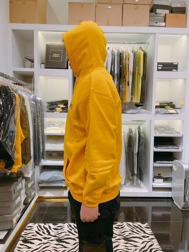 Luxury Balenciaga Wave Logo Hoodie Yellow