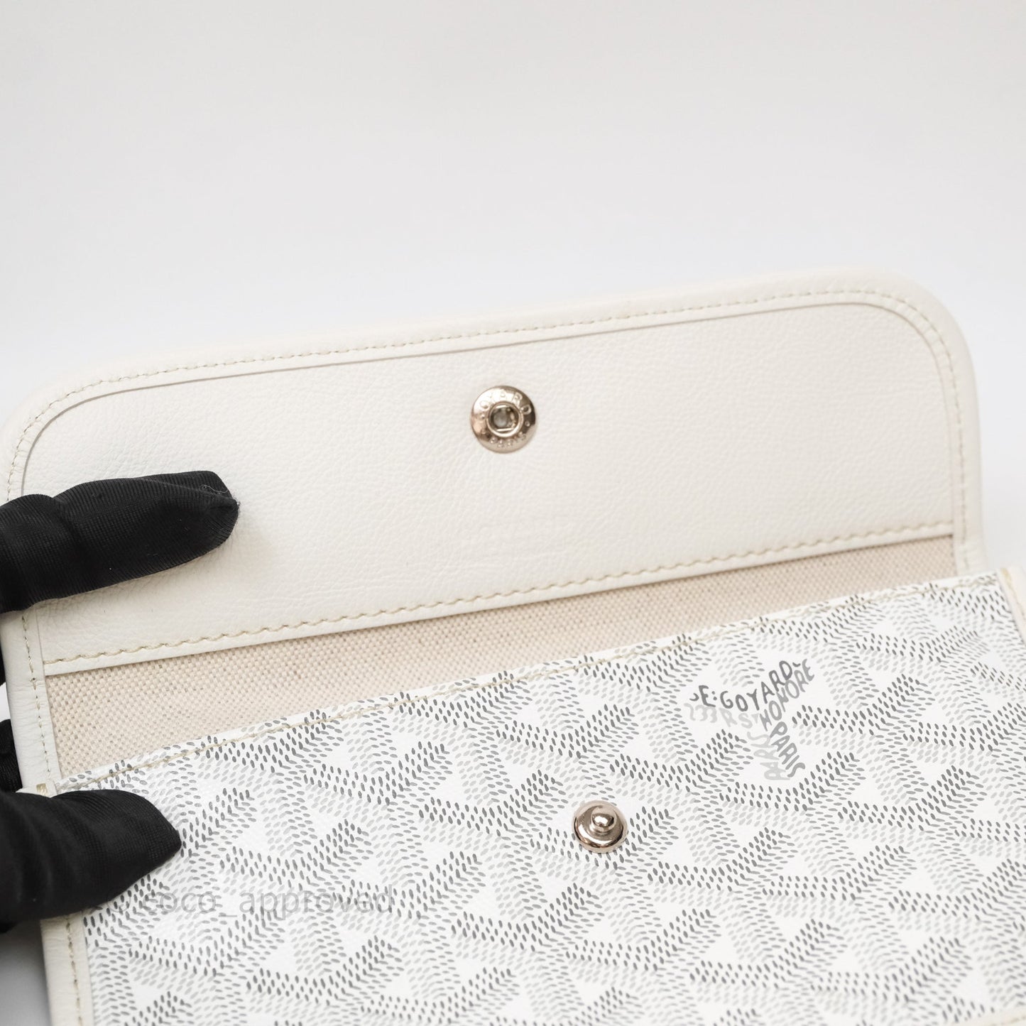 Goyard Bohème Hobo Bag PM White Goyardine Canvas
