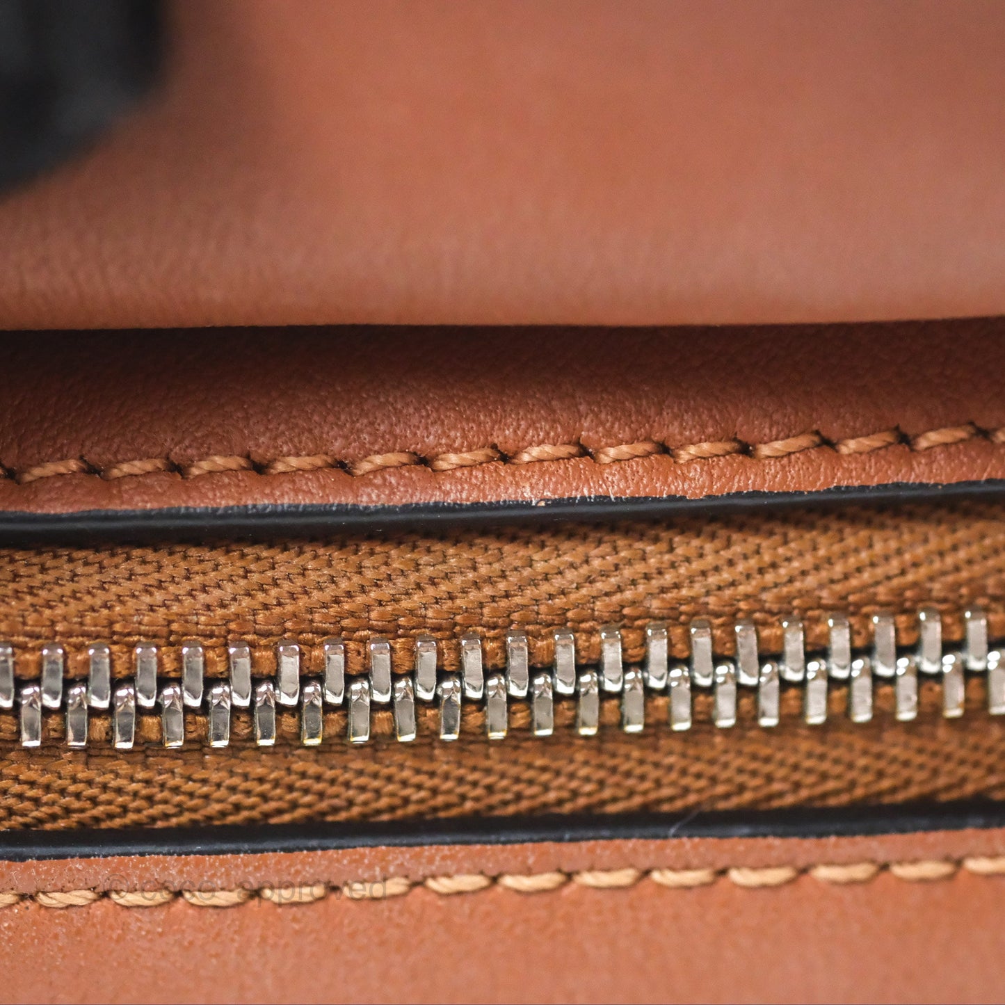 Loewe Mini Puzzle Edge Bag Tan Calfskin Palladium Hardware