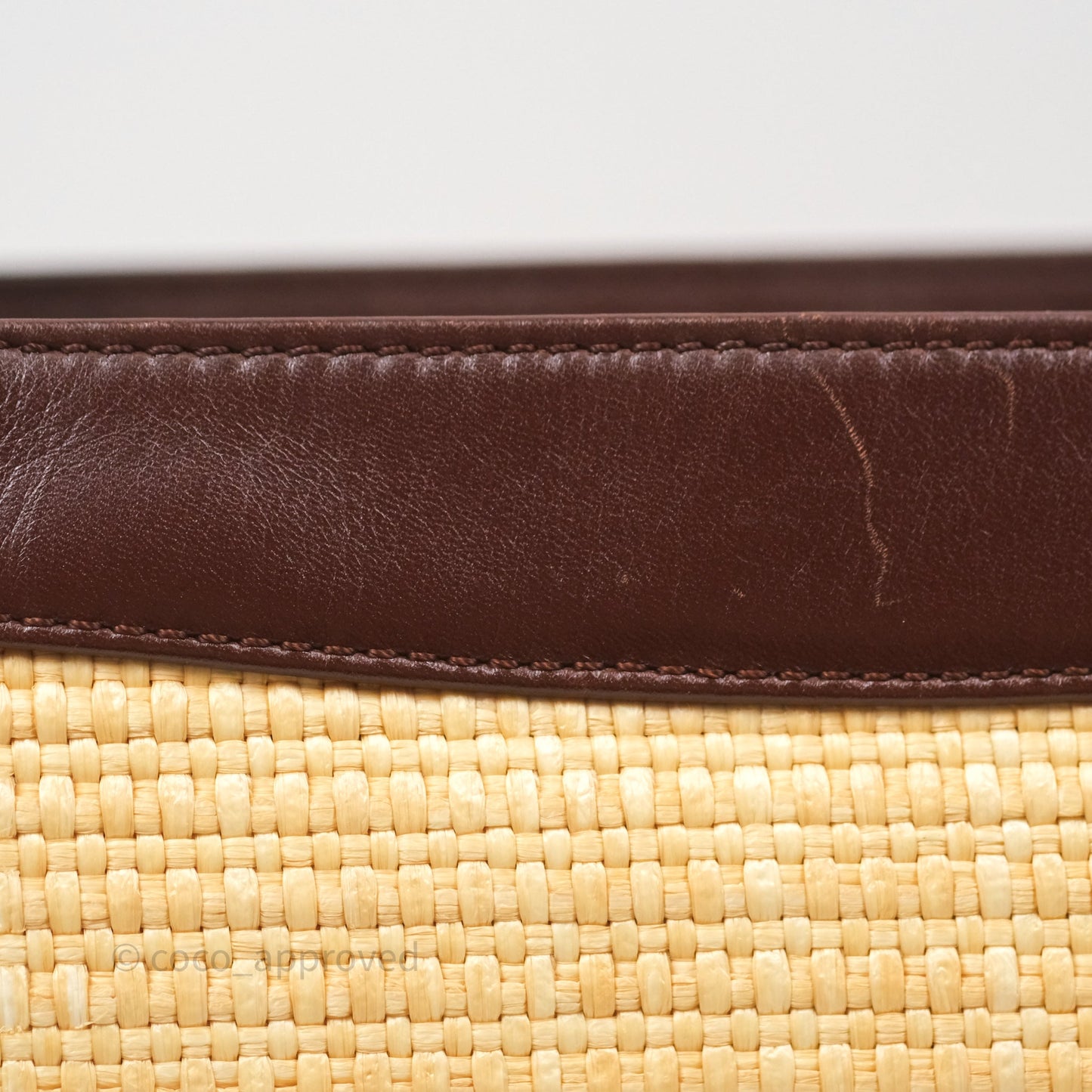 Chanel Vintage Rattan Tote Bag